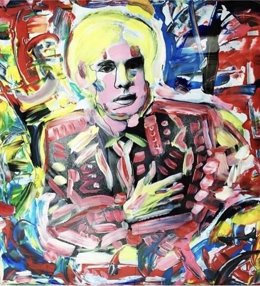 NICK MUNIER X KAREN BYSTEDT "WILDE WARHOL" (ALL IS PRETTY) 33" X 34"