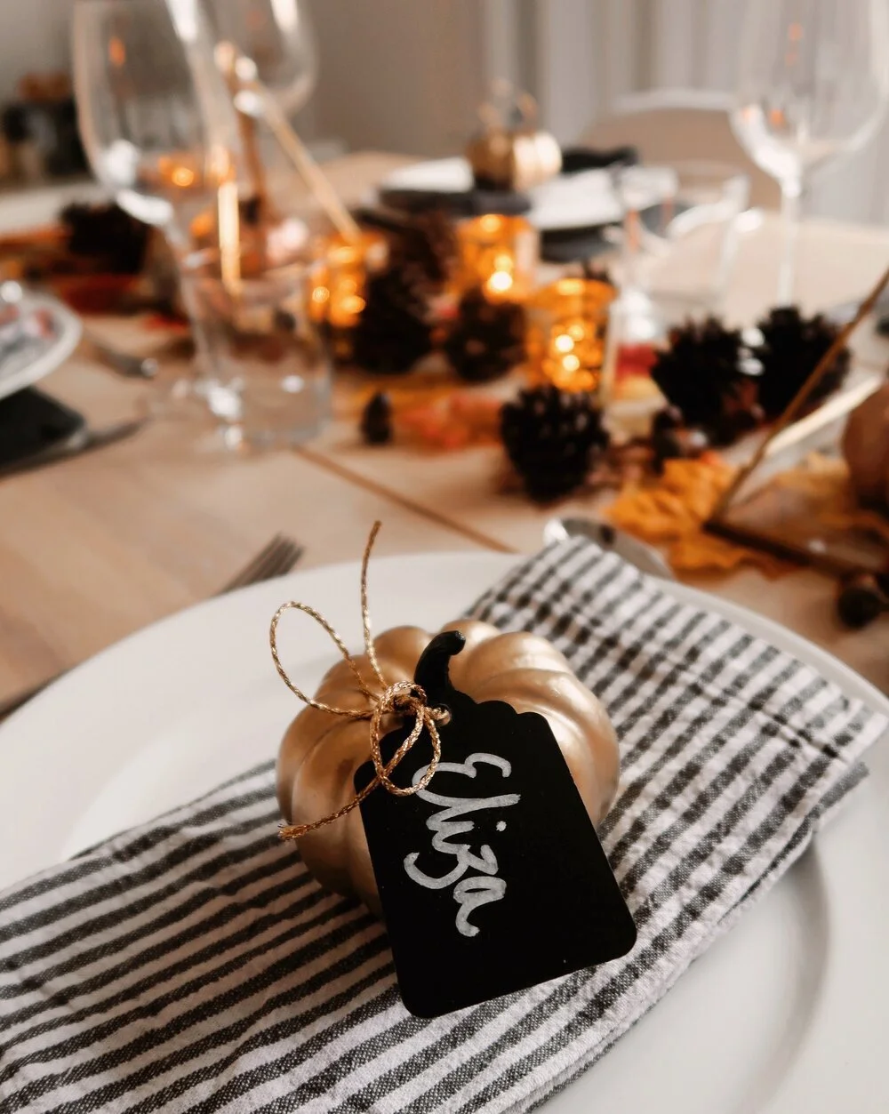 3 Table Setting Ideas for Autumn / Fall