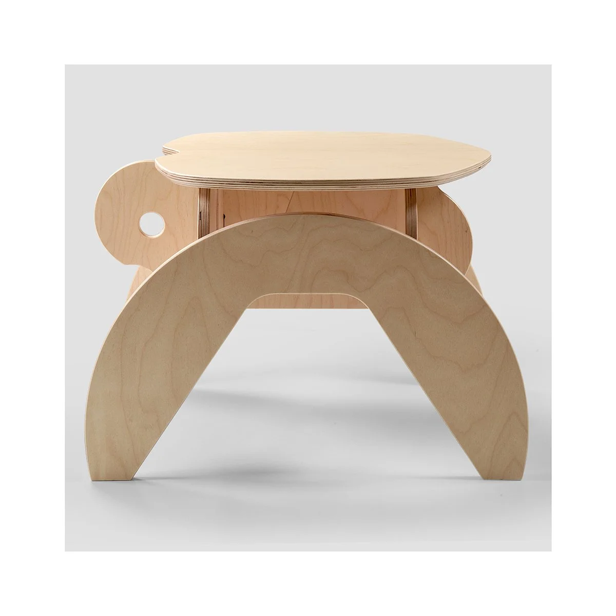 Square Bear Kids Children's Play Furniture— Turtle Sitting Stool (15
