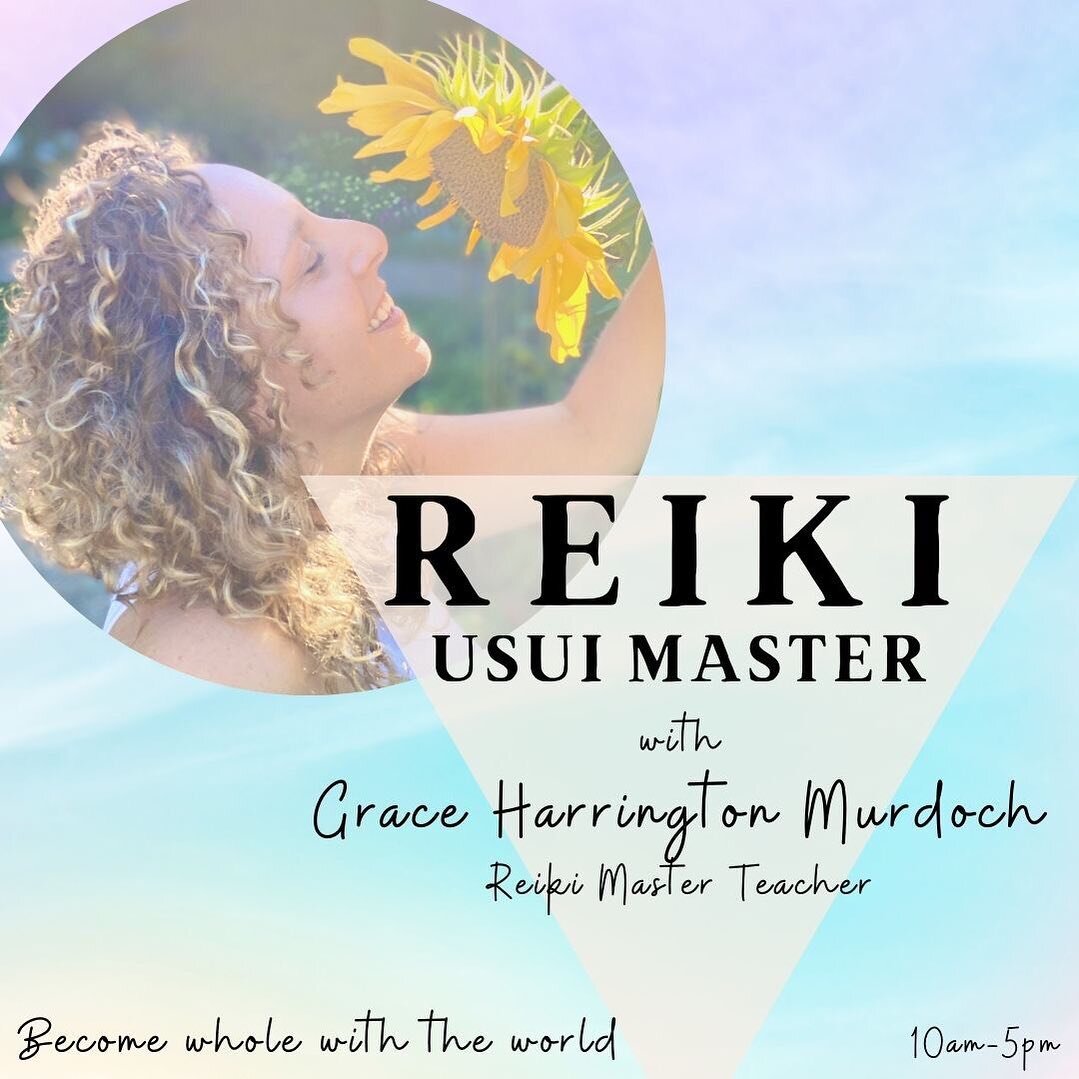 We have ONE spot open this Sunday for someone who is ready to become a Reiki Master.

You can join either in person or virtually. We have a mixture of both in this class ! 

And you will be learning side by side with our founder Grace of @flowersands