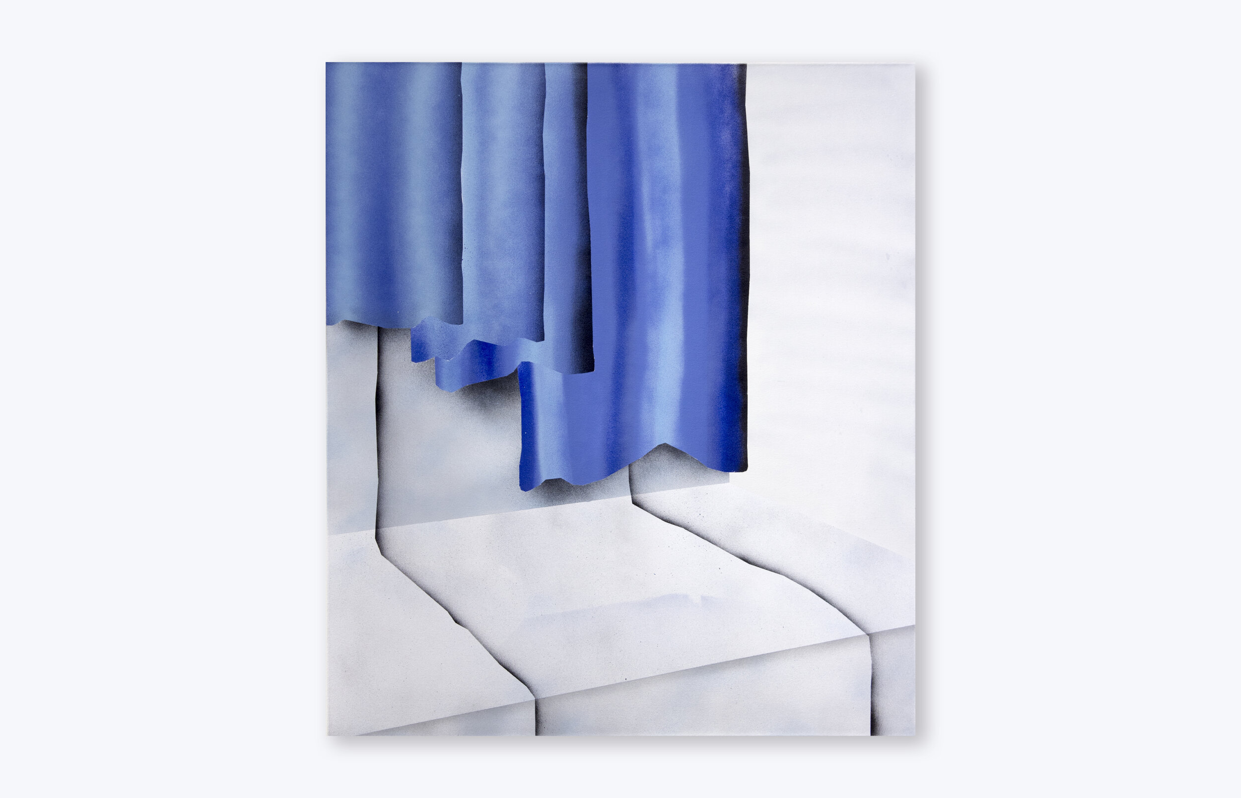  Corner. Acrylic on canvas, 42 x 48”. 2017. 