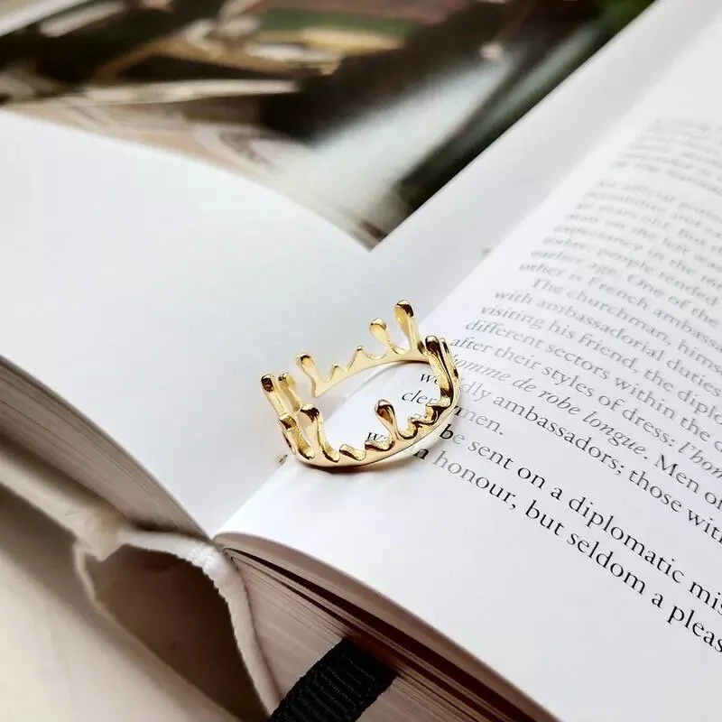 Gold Crown Ring