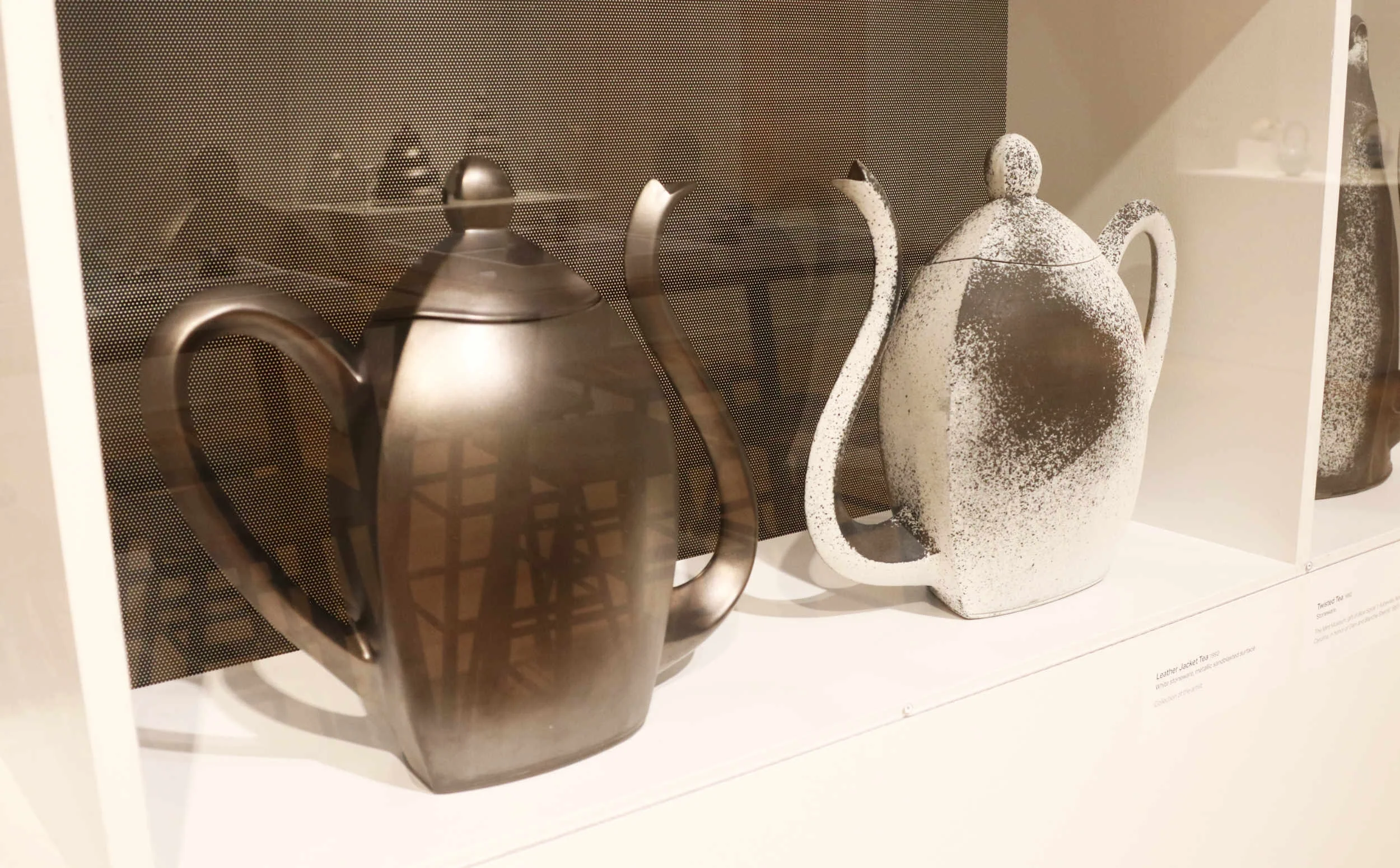 Michael Sherrill Two Sides of Tea, 1992. Ceramic.