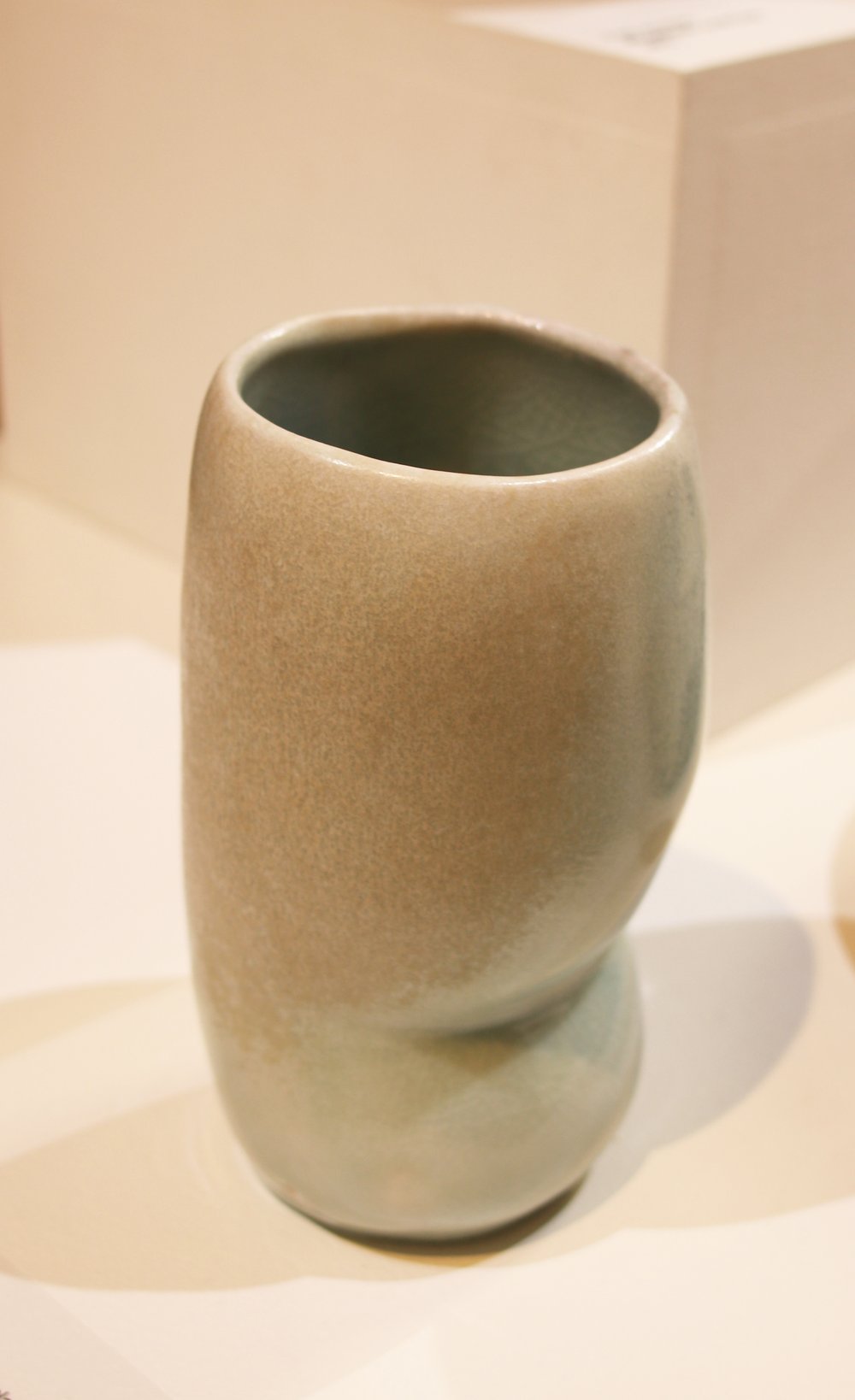 Eric Knoche, Blue/Green Vase, $175