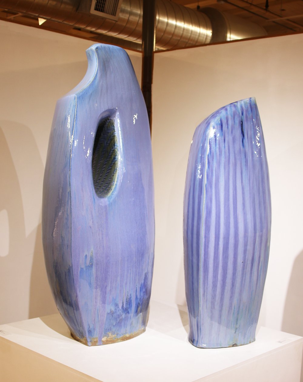 Joseph Sand, Untitled, $6000 (left), $3200 (right)
