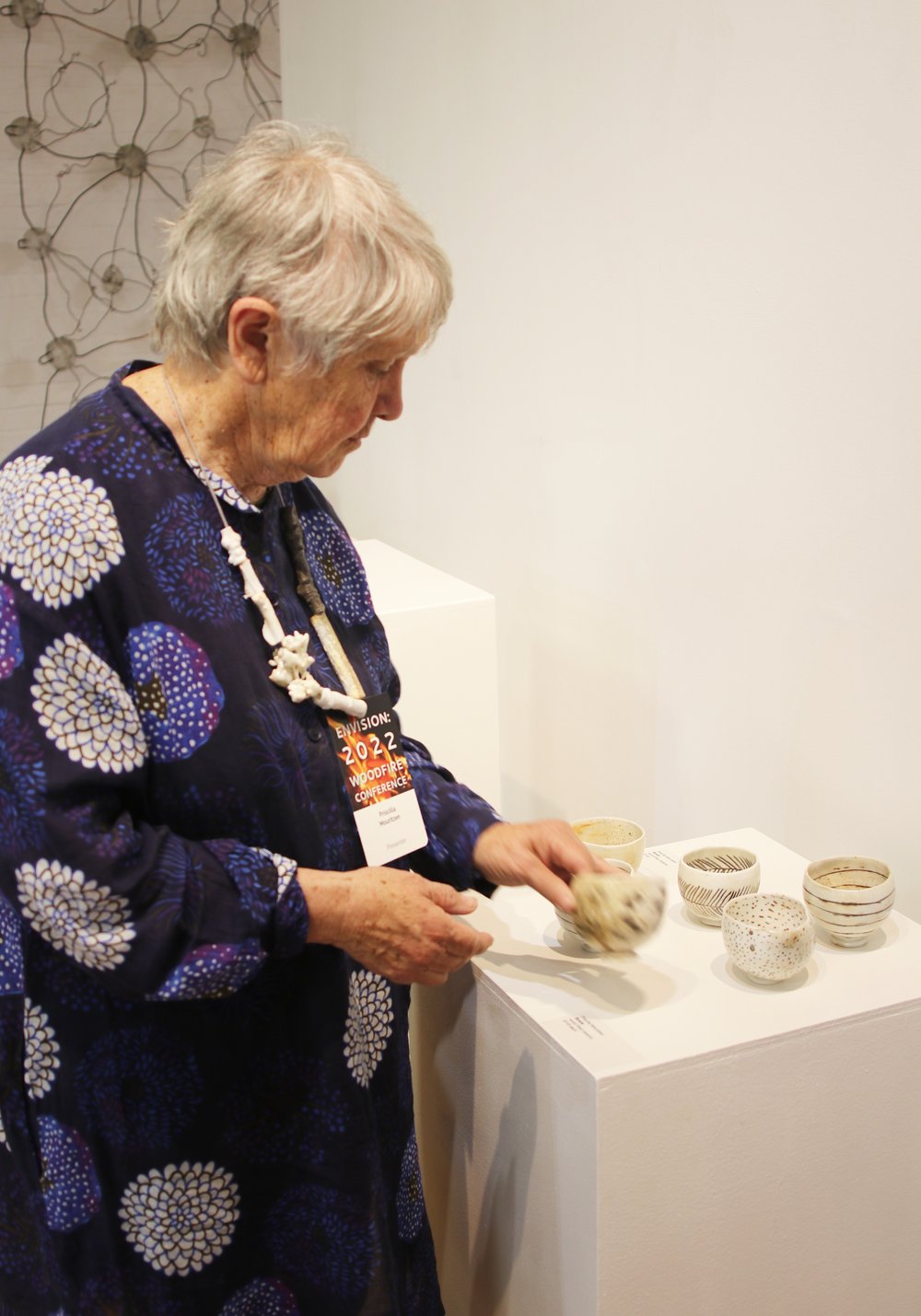 Priscilla Mouritzen with her bowls