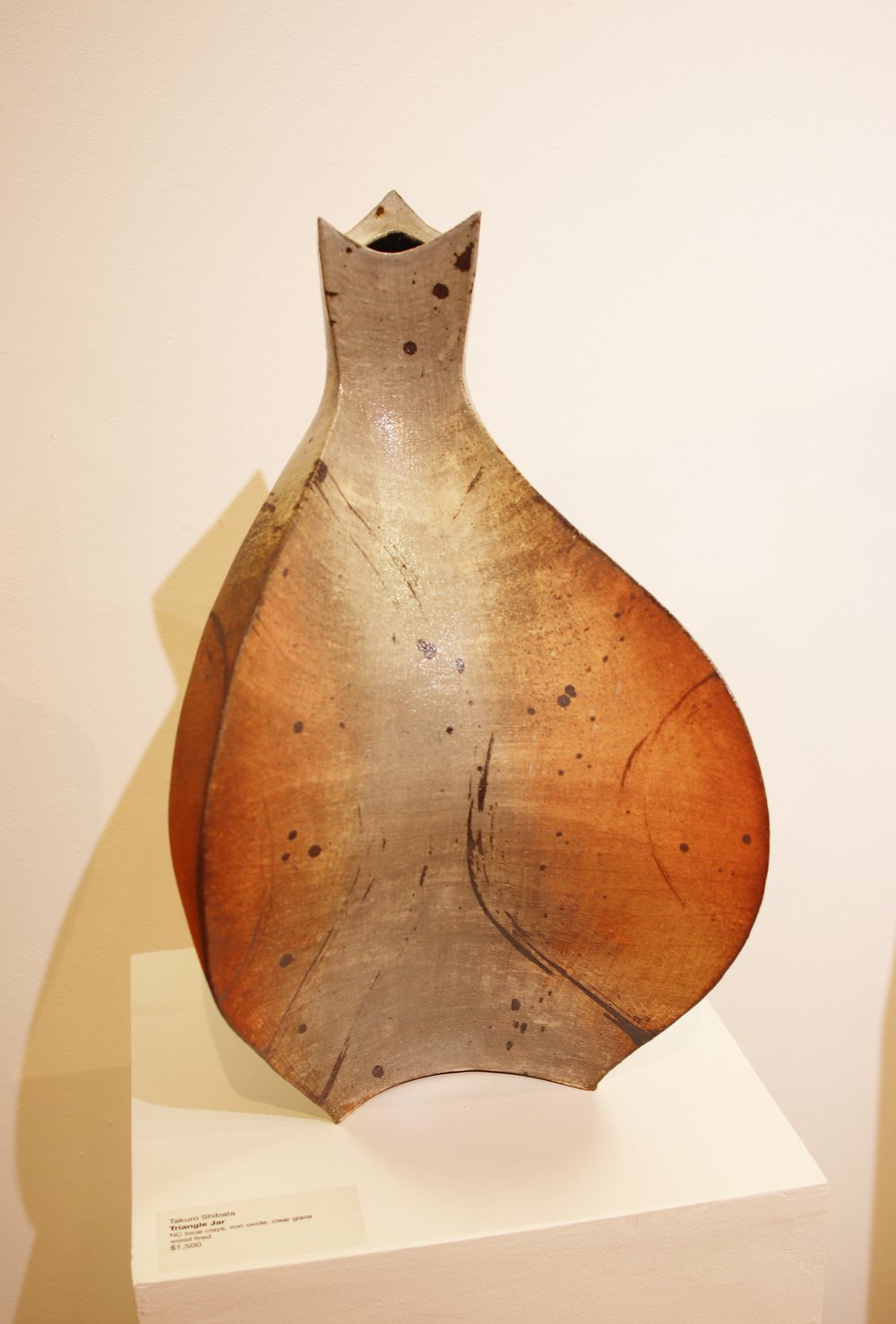 Takuro Shibata, Triangle Jar, $1500