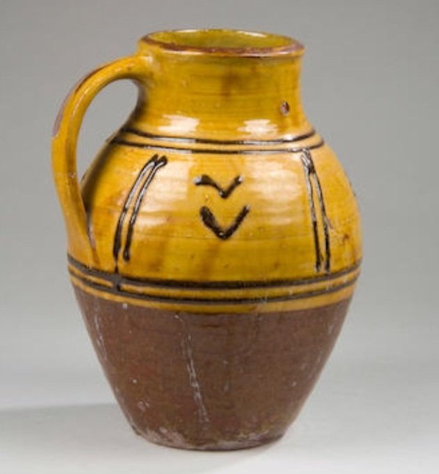 Michael Cardew earthenware jug, Winchcombe Pottery