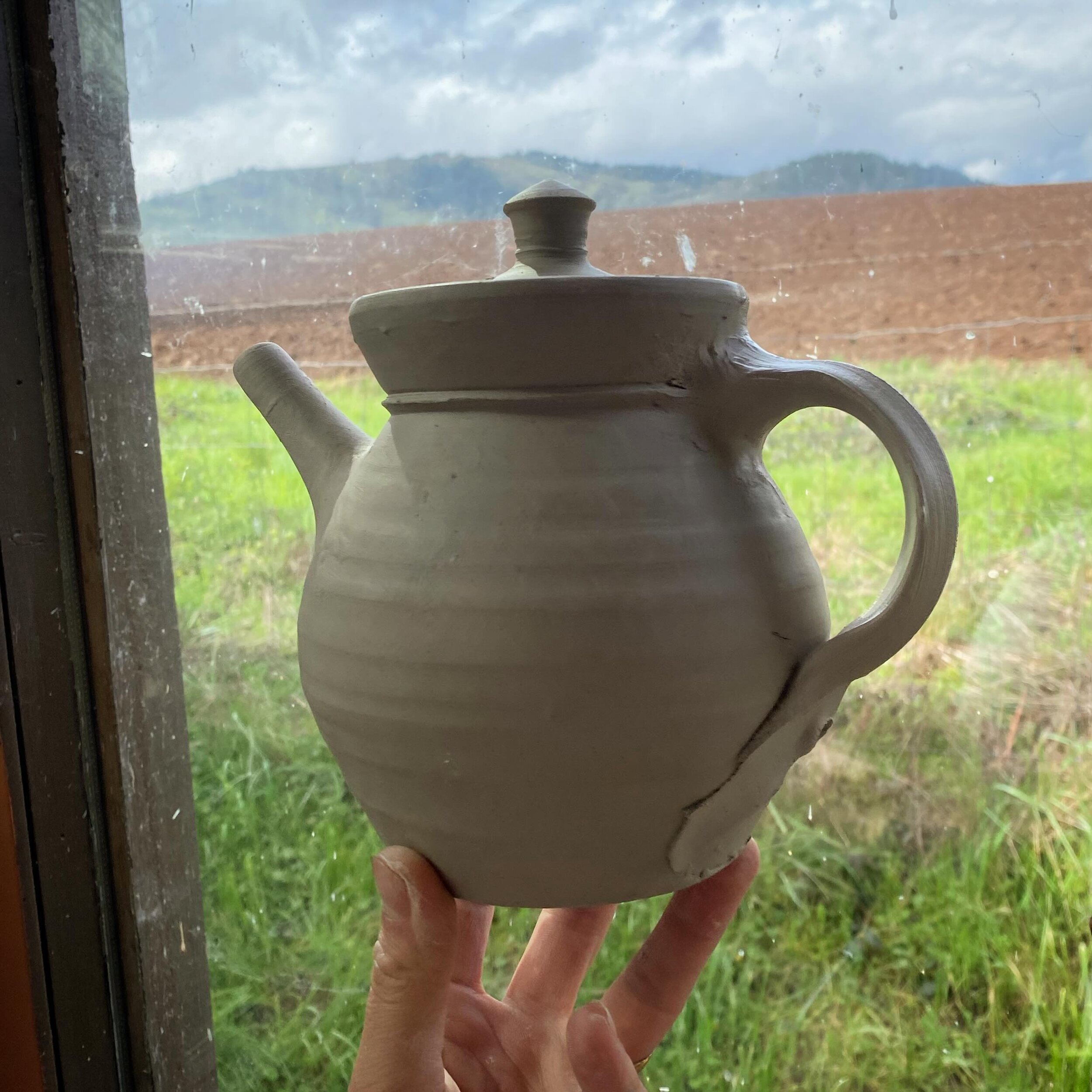 Teapottery! Still my favorite thing to make even though they take ages!