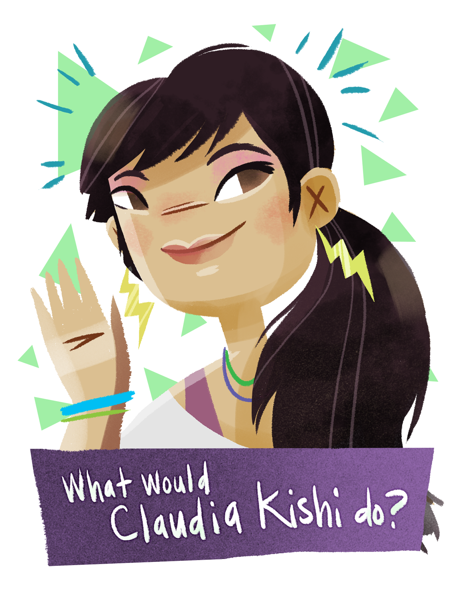 Mini comic about my love of Babysitter's Club member Claudia Kishi. Available in the shop!