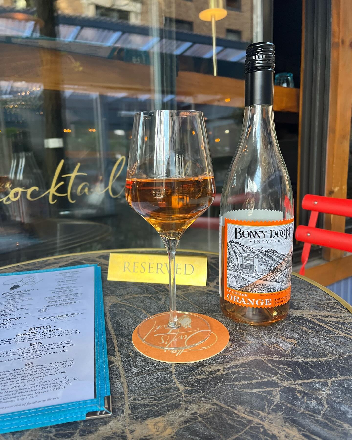 It&rsquo;s wine o&rsquo;clock somewhere! Come in and try our new orange wine: Bonny Doon, 2023 (CA)