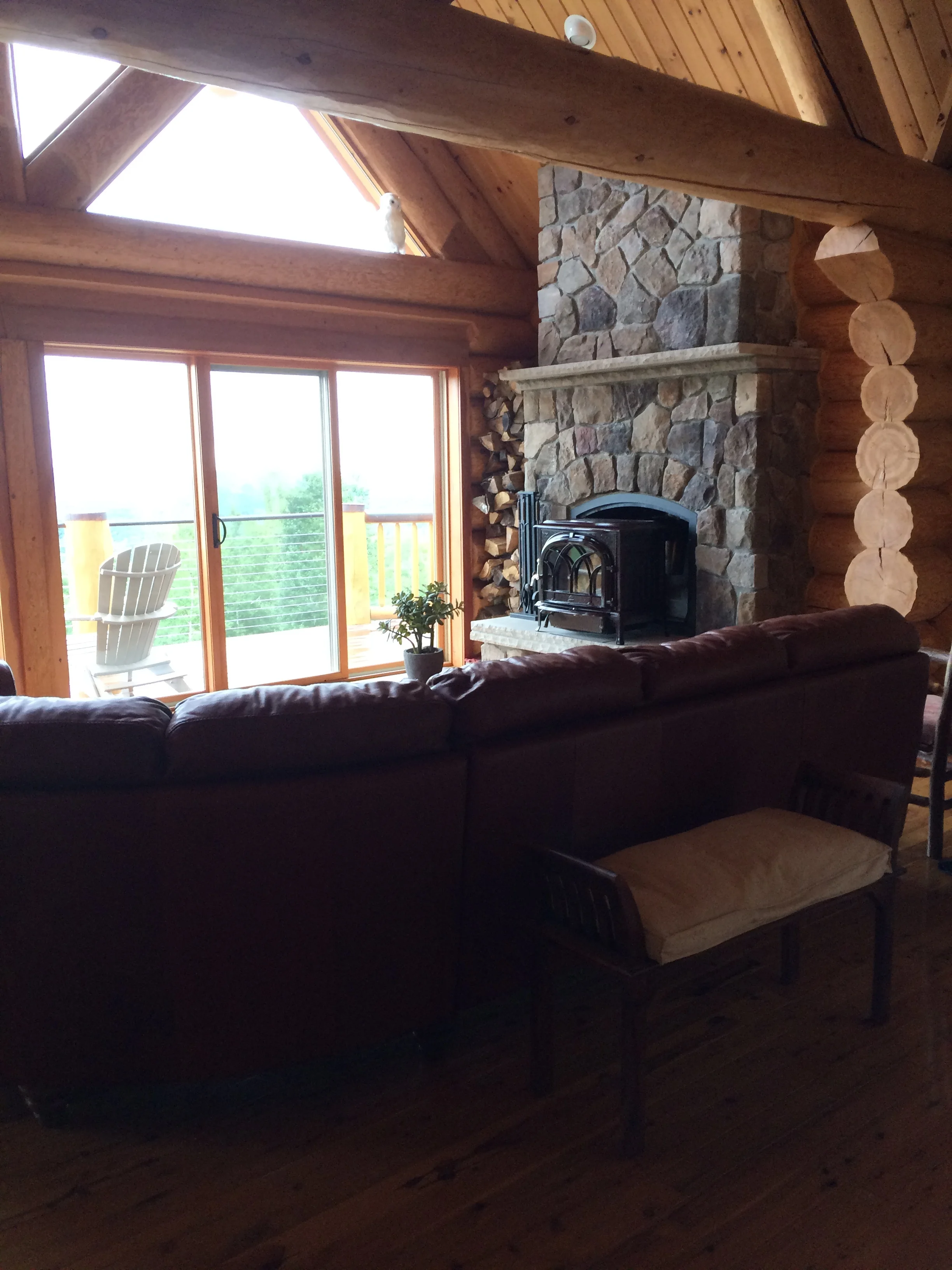 Mountain House Living Room-Before
