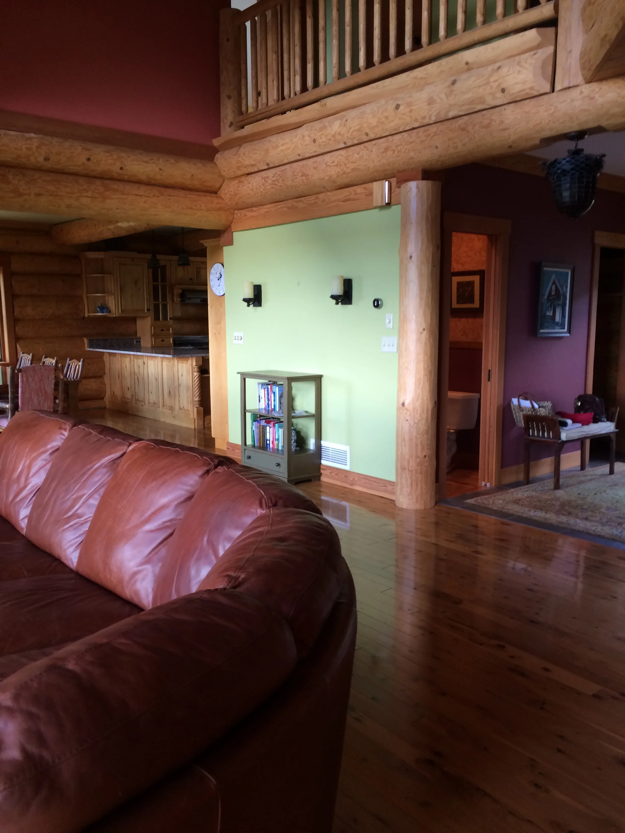 Mountain House Living Room-Before
