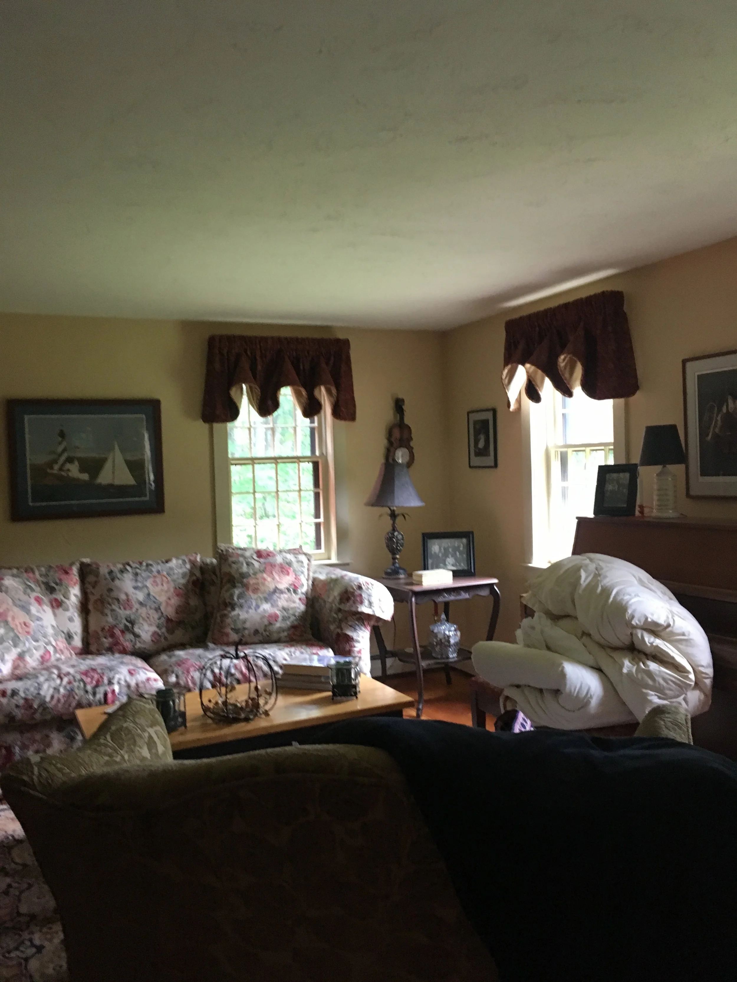 Sutton Cape Living Room-Before