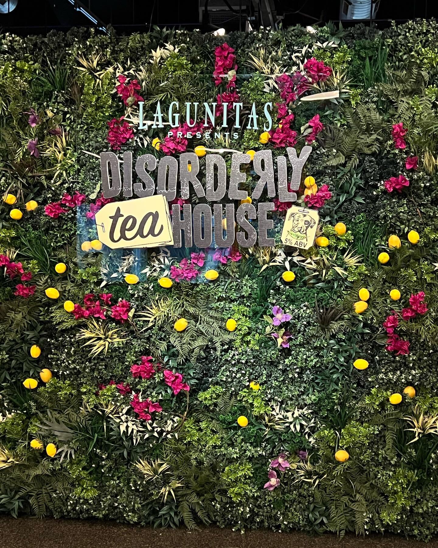 @lagunitasbeer launch of #disorderlyteahouse spiked and sparking tea!  Mixed Up Berries OR Yuzu Lemon Squeeze?  Looks like we&rsquo;ve got one disorderly summer coming up! 😜

Planning #racheldemarteevents 
Venue @lagunitasbeer 
Catering @bigstarchic