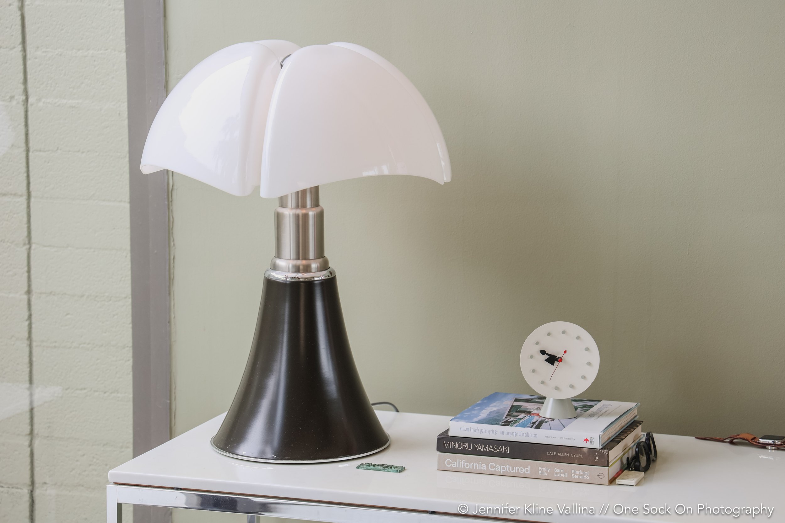 side table lamp small side clock