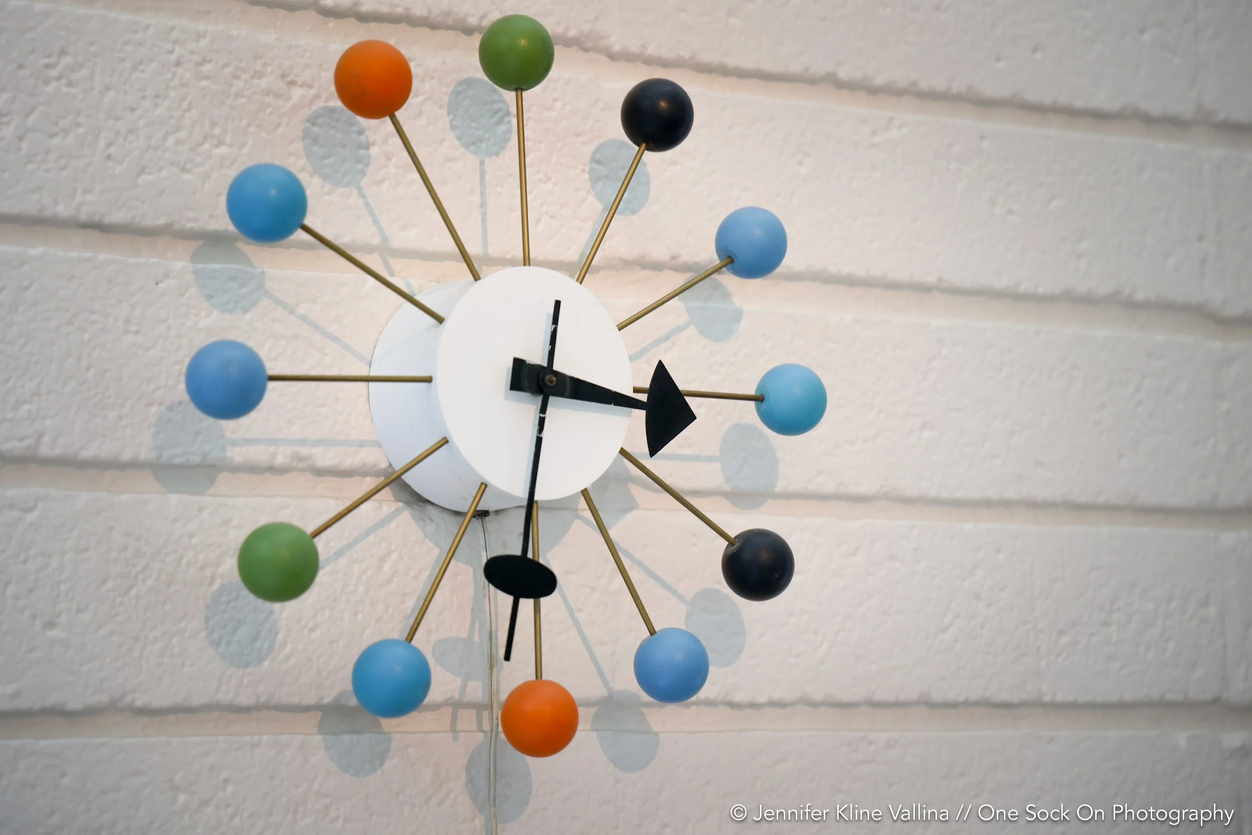 Nelson ball clock Design Within Reach modernism week palm springs interior design MCM