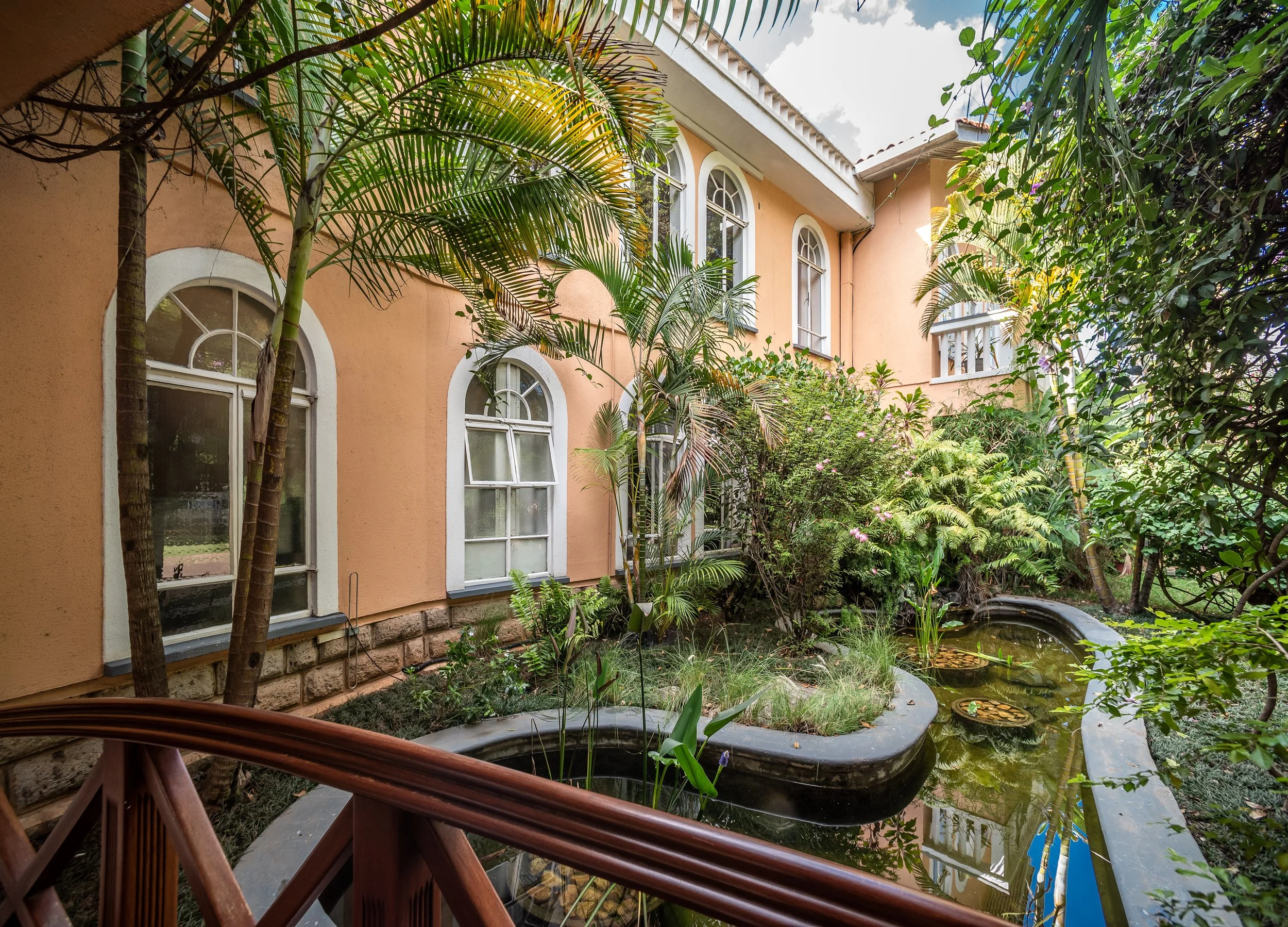 Koi fish pond by the main entrance.jpg