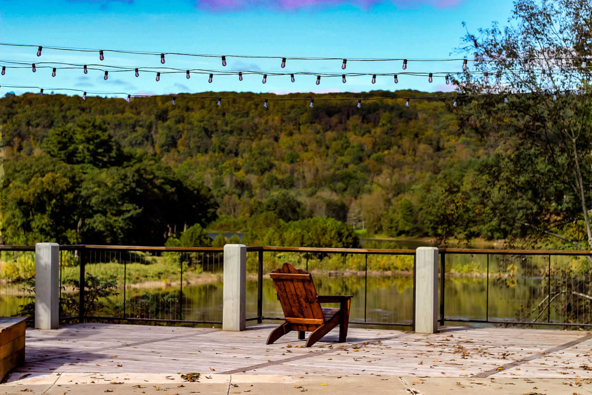 Observation Deck on Main Street in Narrowsburg, NY