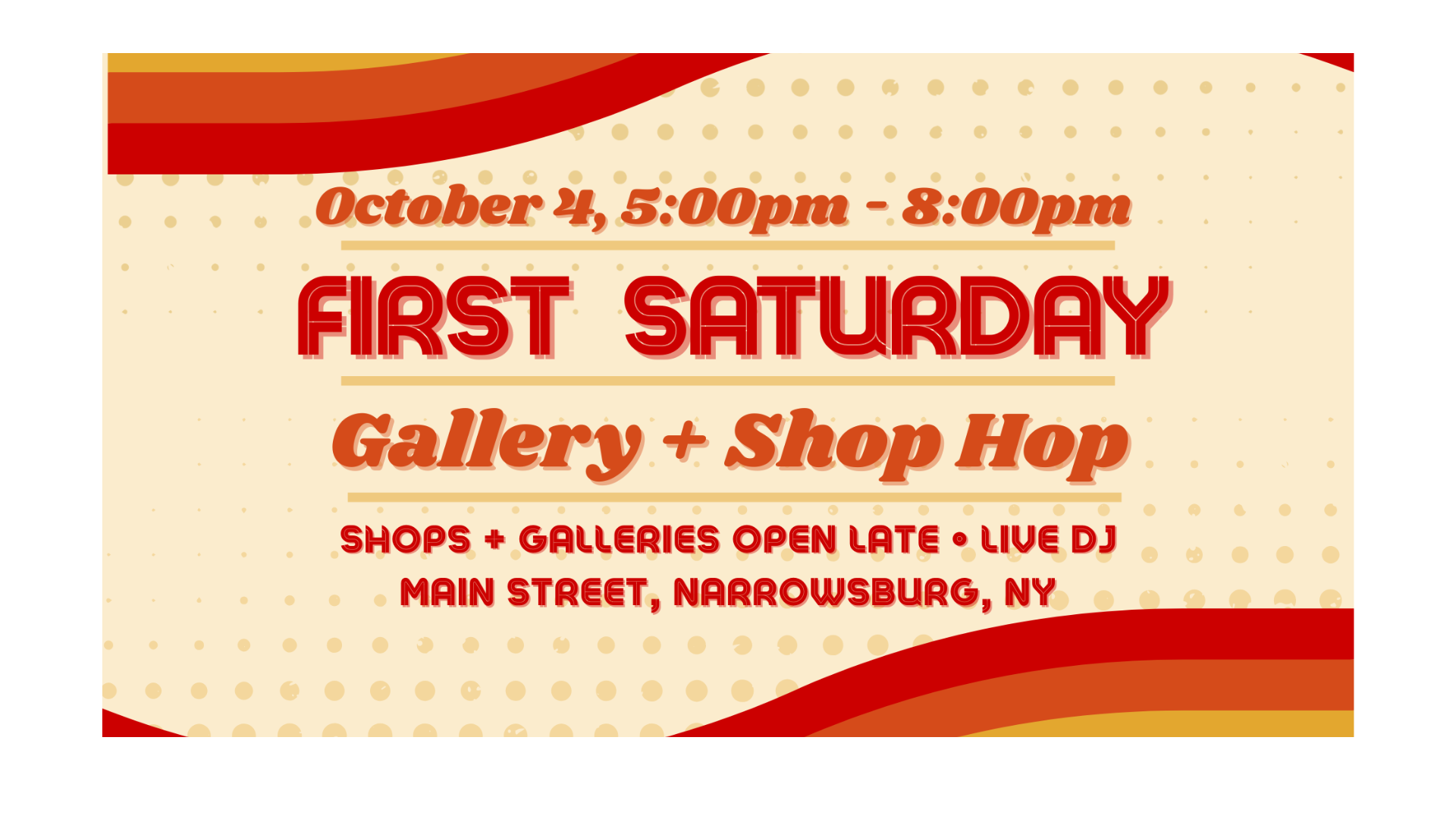 Narrowsburg First Saturdays