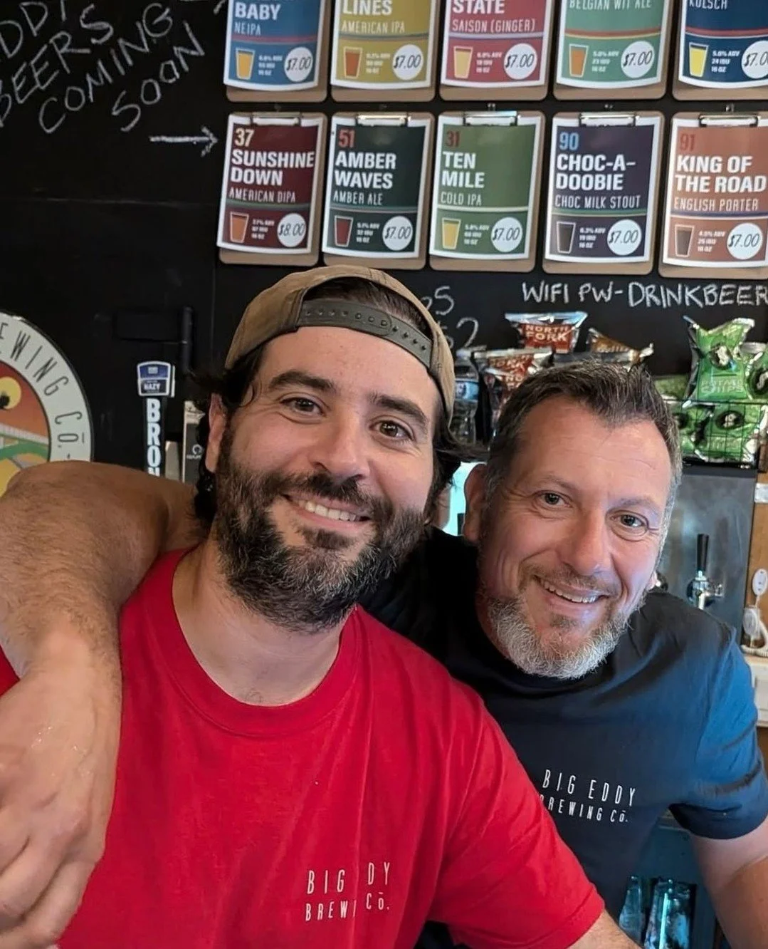 What a difference a year makes! 🍻 Since opening in the old bank building last fall, @bigeddybrewingco and @smokd_ny have brought new life to Main Street &mdash; turning it into a spot where you can sip craft beer inside the vault, catch a game on th