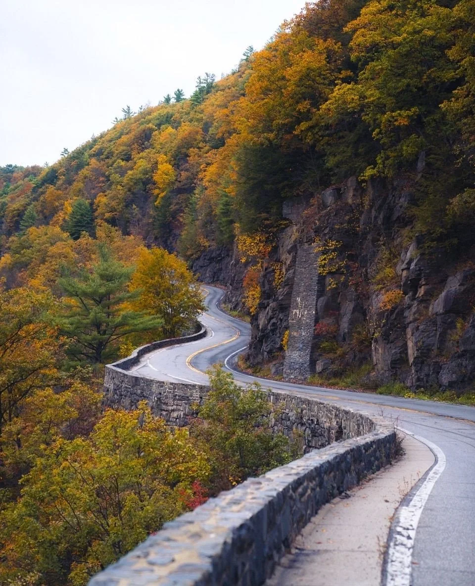 The long way home 🍂⁠
⁠
📍 Hawk's Nest, Route 97⁠
⁠
📷️ @bylikhon on Instagram⁠
⁠
#NarrowsburgNY