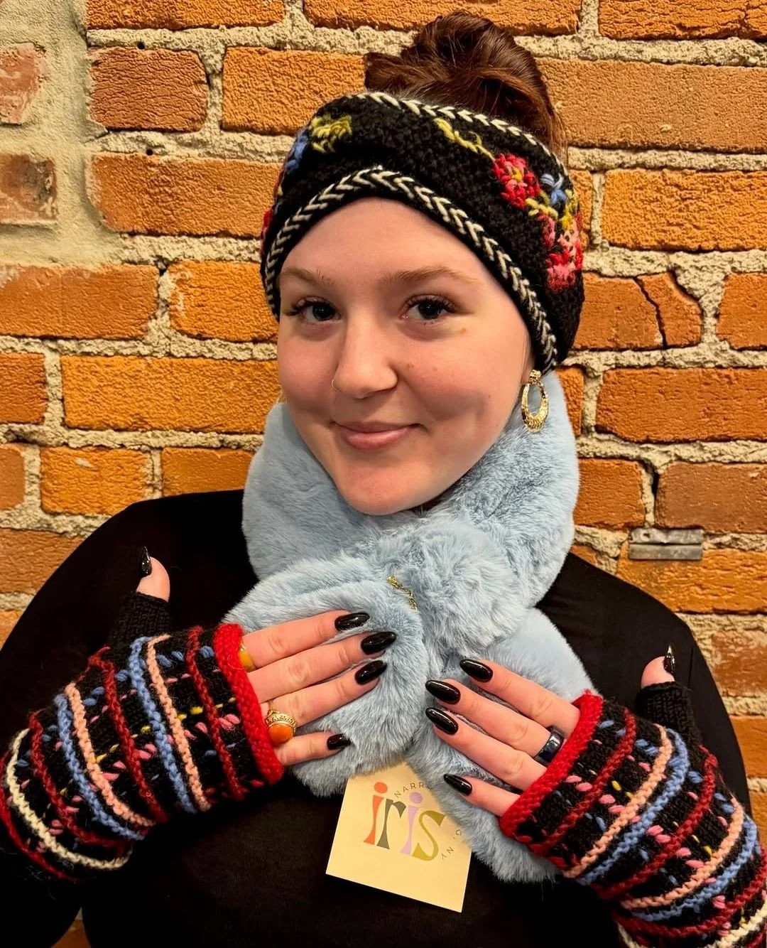 Say hello to a little fun + whimsy on Main Street ✨ Iris, new to Narrowsburg in 2025, is gearing up for its very first Black Friday and Small Biz Saturday&mdash;and the shop is looking festive.⁠
⁠
Cold-weather accessories just landed (think heirloom 