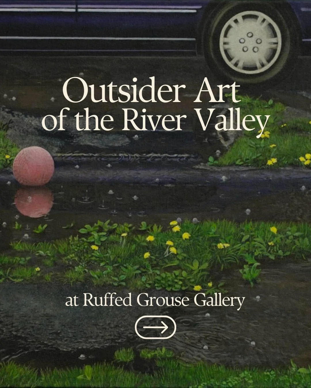 Gallery stop this weekend ✔️ "River Valley Painters" is now on view at Ruffed Grouse Gallery, featuring Peter Maslow, Kate Parsons, Mary Turner &amp; Rodney White&mdash;four artists connected by life along the Delaware River Valley, each wi