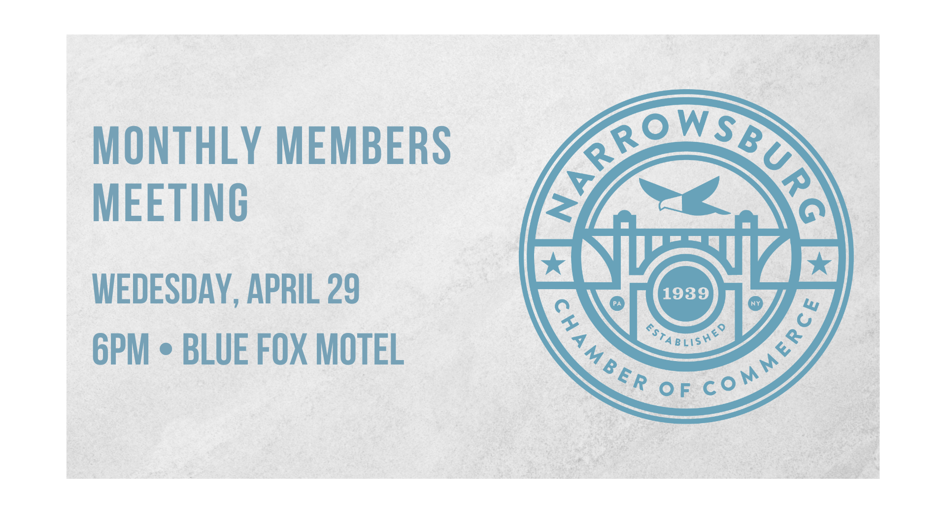 Narrowsburg Chamber Members Meeting