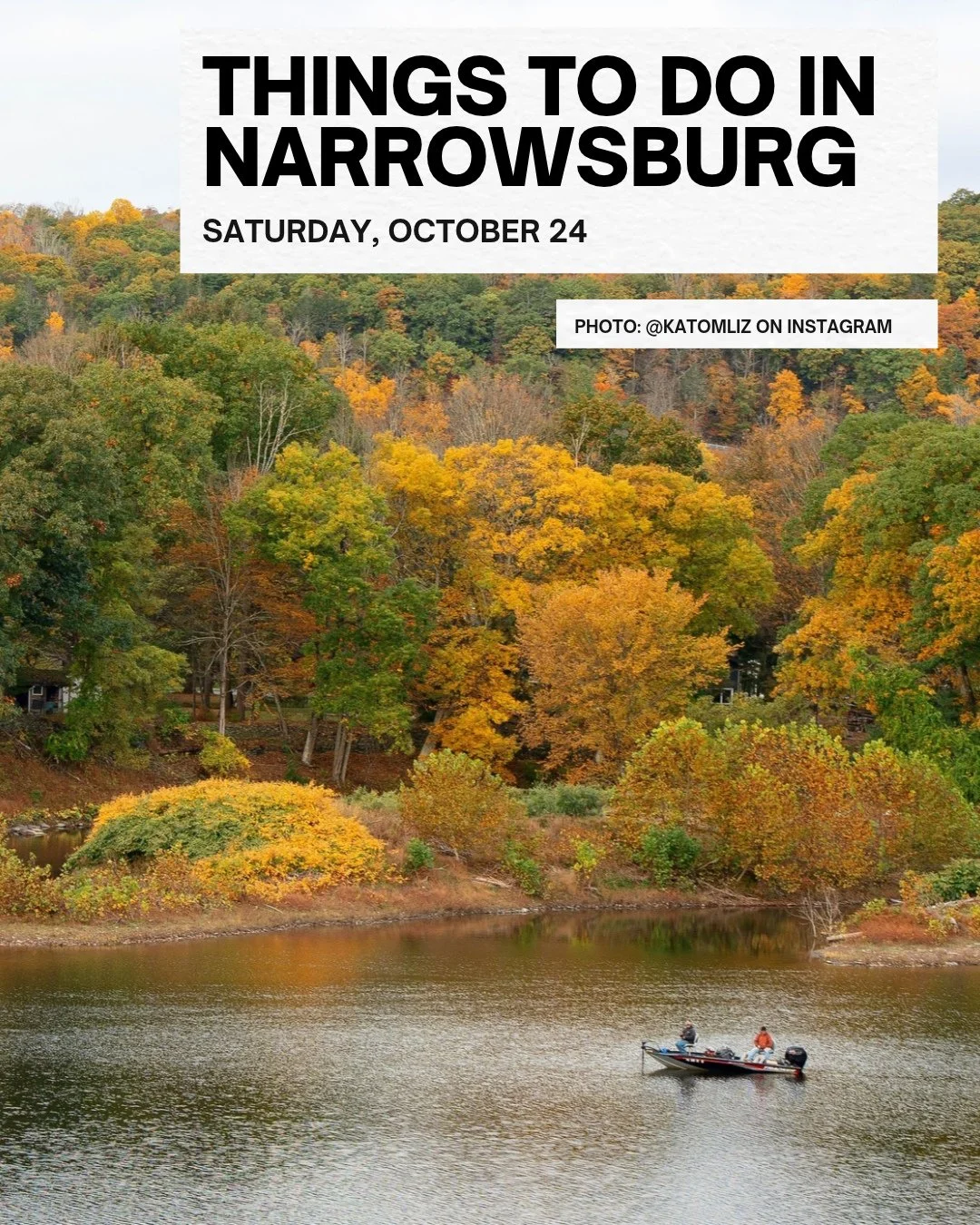 🍂 WEEKEND ROUNDUP: October 24&ndash;25⁠
⁠
Leaf peeping continues, and Saturday is packed with ways to get out, pitch in, learn something, and have a little fun around Narrowsburg and beyond.⁠
⁠
🛍️ Craft Fair &amp; Yard Sale⁠
Saturday, 9 AM&ndash;2 