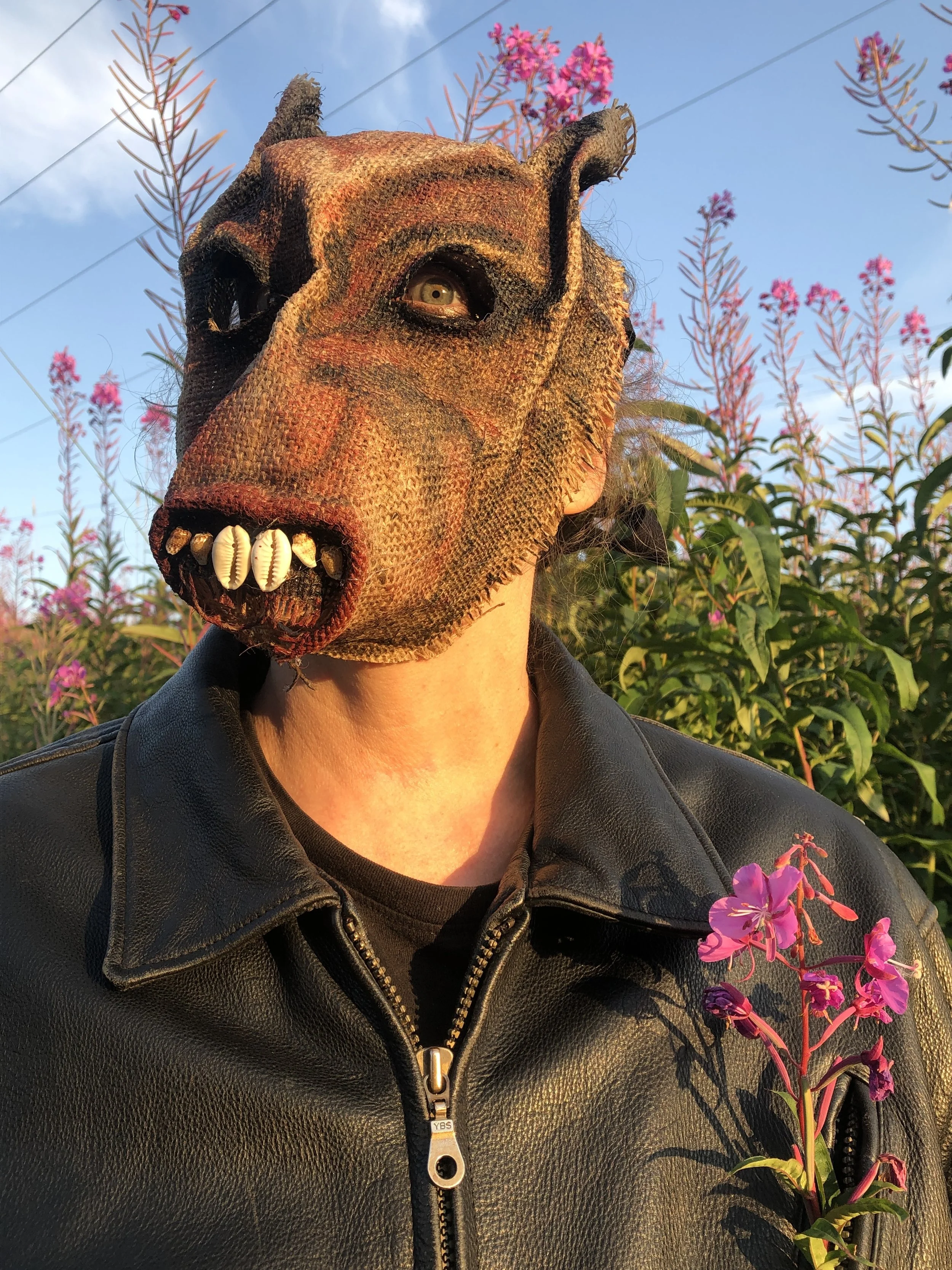 Creepy Scary Burlap Horror Masks 