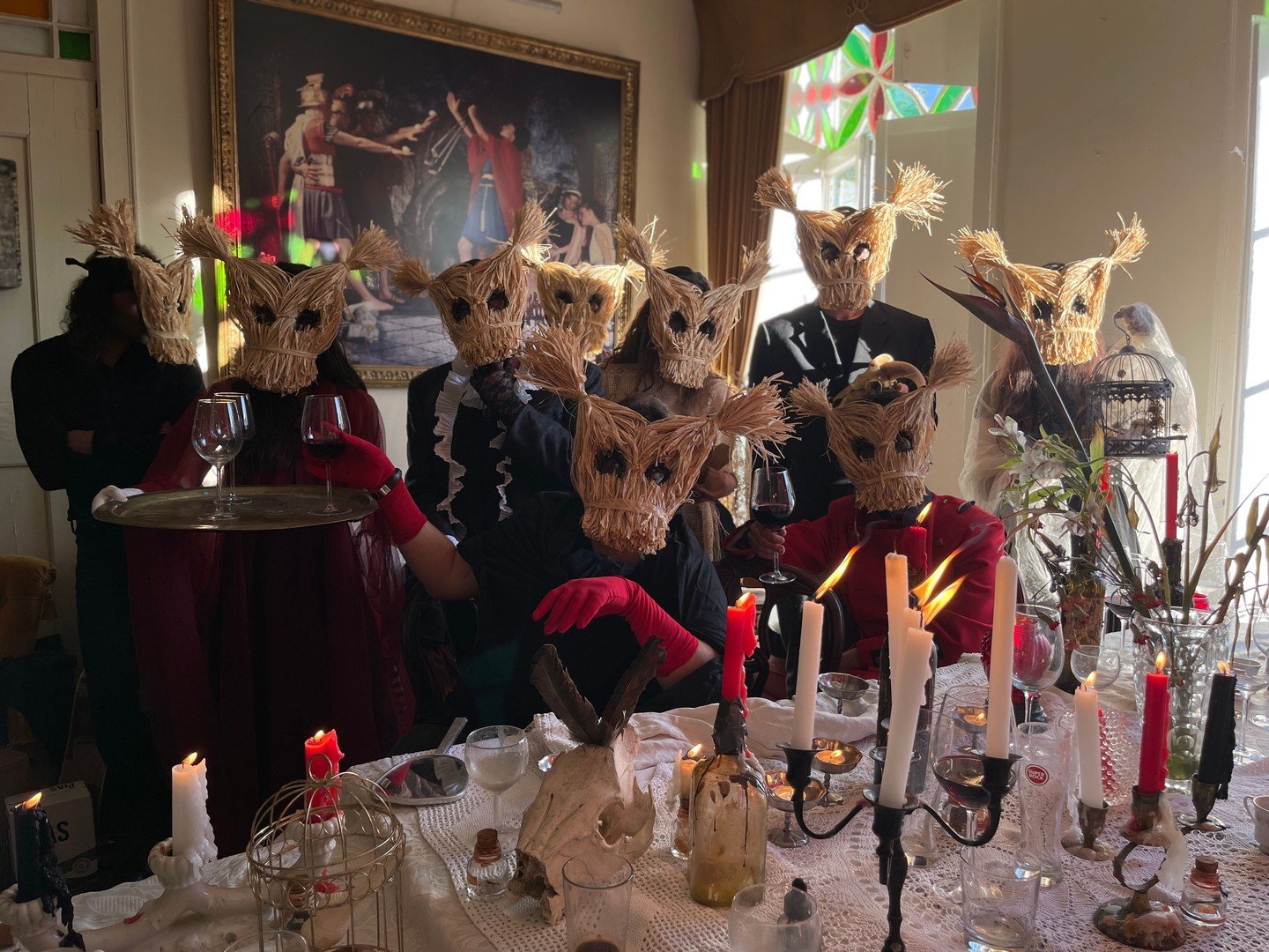 Straw Masks for Photos, Videos, Halloween, Masquerades, Parades, and Special Events
#halloween #wickerman #crookedcrowmasks