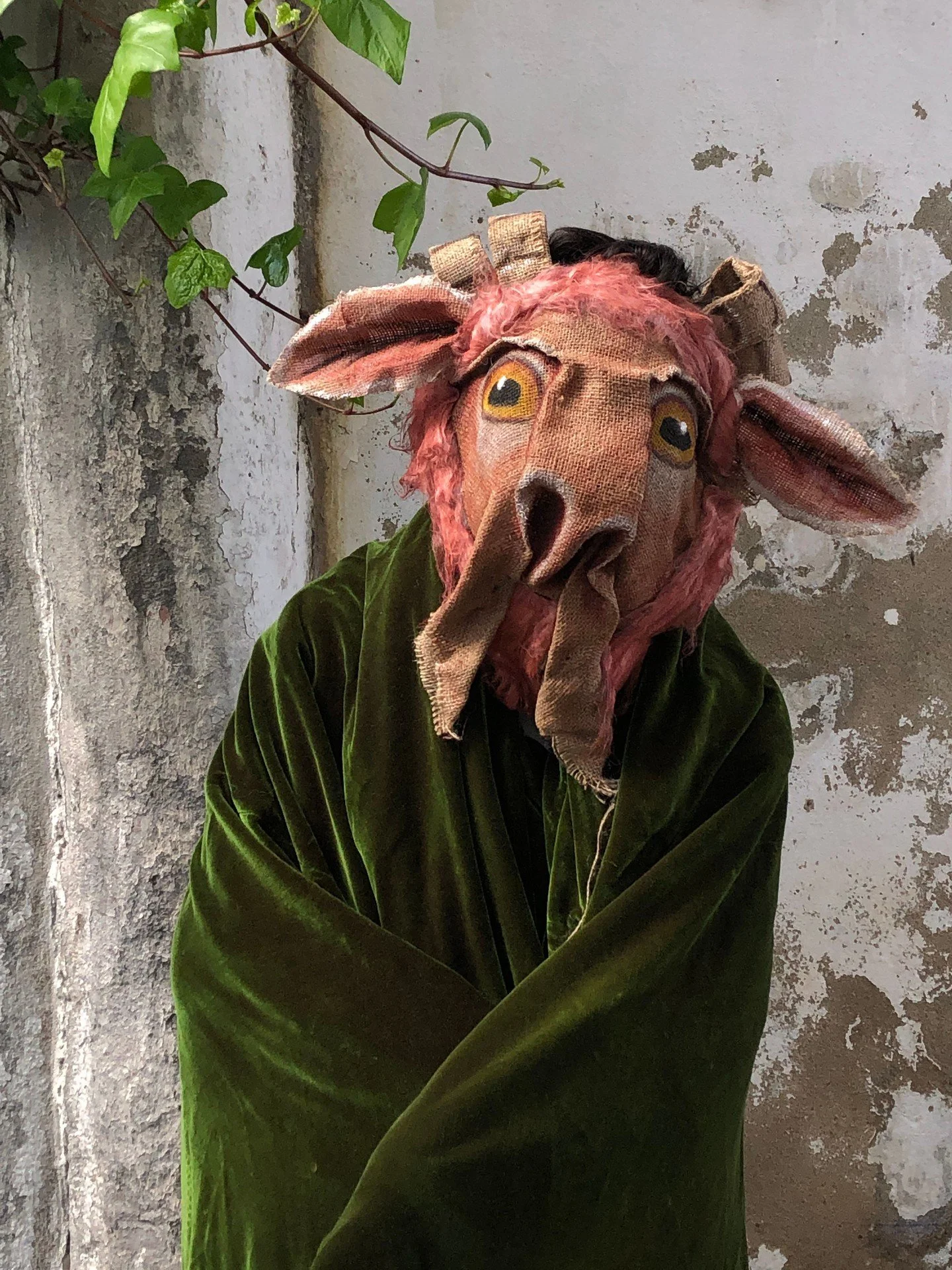 Goat Mask -- Creepy Masks for Photos, Videos, Halloween and Special Events
#creepymask #goatmask #crookedcrowmasks