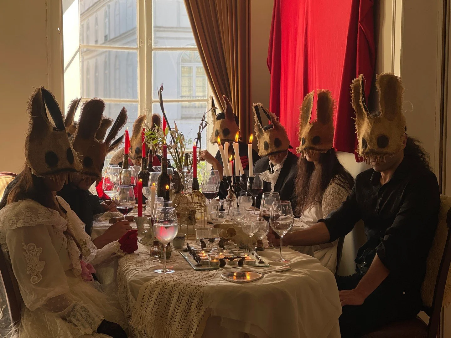 Rabbit Masks for Photos, Videos, Halloween, Masquerades, Parades, and Special Events
#halloween #bunnymask #crookedcrowmasks
