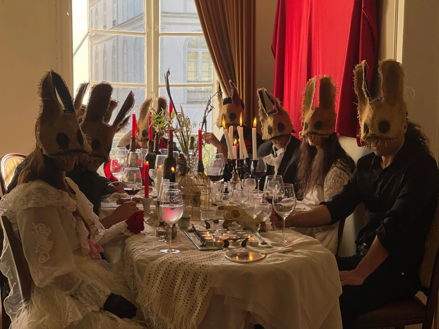 Rabbit Masks for Photos, Videos, Halloween, Masquerades, Parades, and Special Events
#halloween #bunnymask #crookedcrowmasks