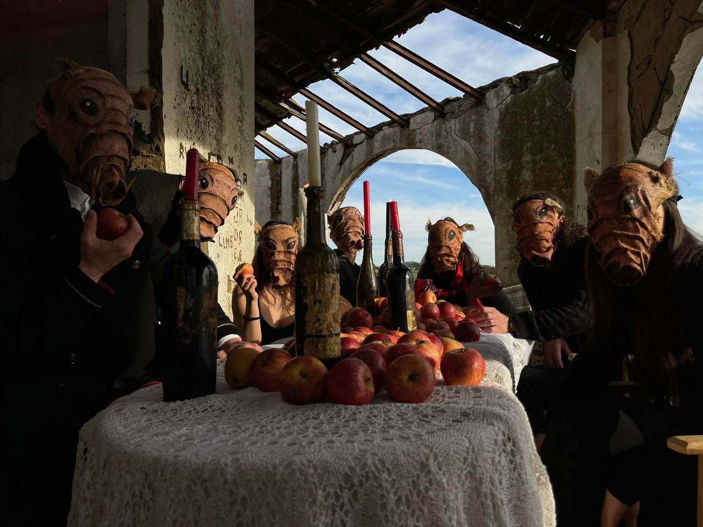 Pig Masks for Photos, Videos, Halloween, Masquerades, Parades, and Special Events
#halloween #horror #crookedcrowmasks