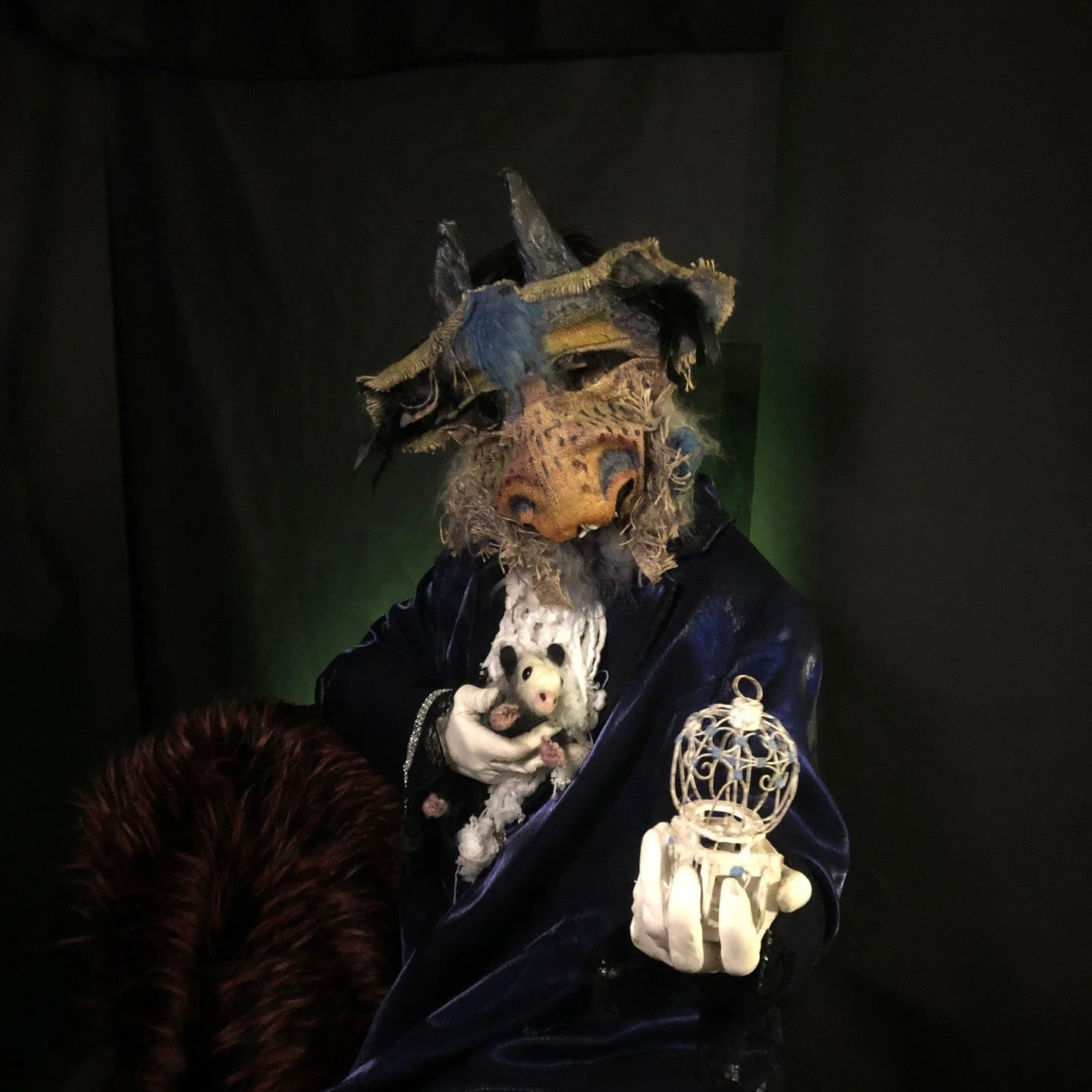 Handmade masks for movies, Halloween, parties, masquerades and fun times  #maskart #mask #props #monsters #crookedcrowmasks