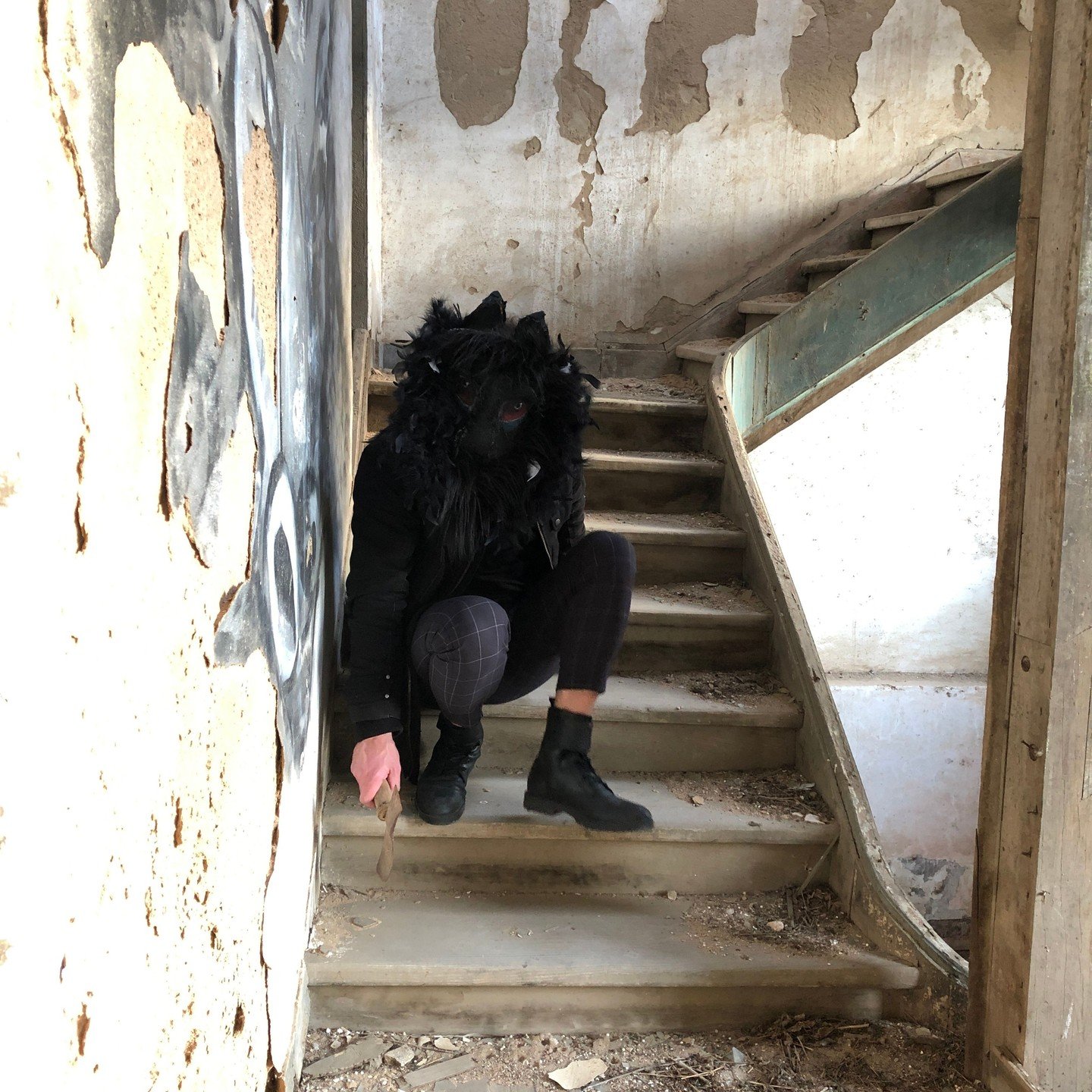 Handmade masks for theater, Halloween, parties, masquerades and fun times #cat #maskart #catmask #crookedcrowmasks