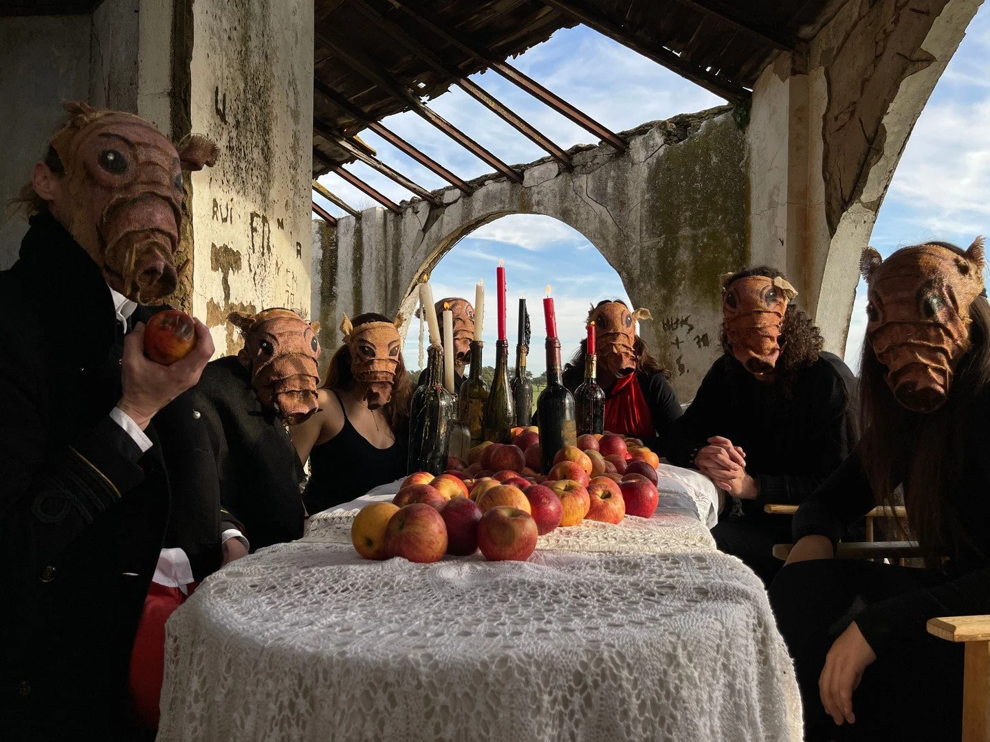 Pig Masks for Photos, Videos, Halloween, Masquerades, Parades, and Special Events
#halloween #horror #crookedcrowmasks