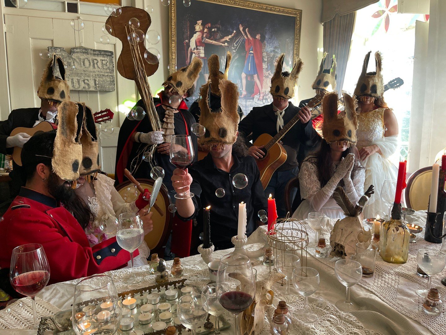 Rabbit Masks for Photos, Videos, Halloween, Masquerades, Parades, and Special Events
#halloween #bunnymask #crookedcrowmasks