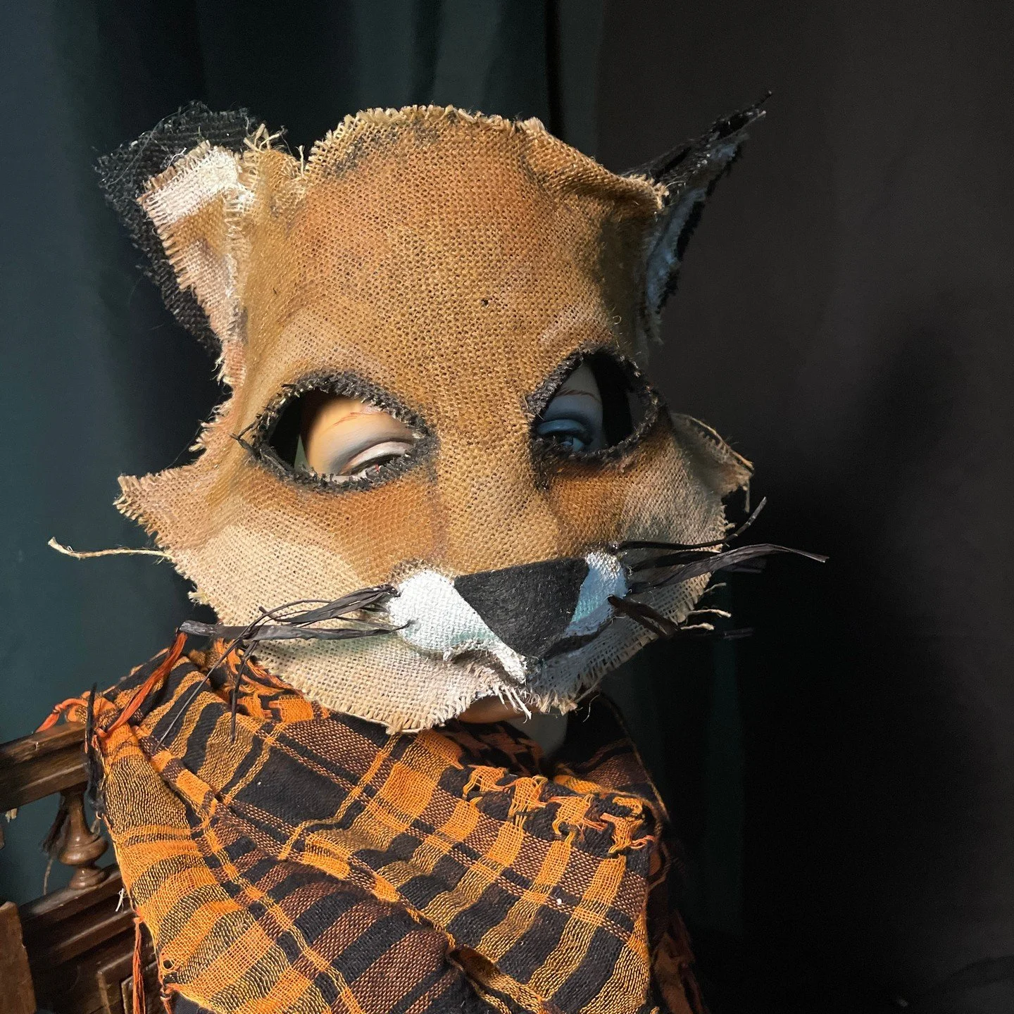 We have new fox masks! These will go fast.
#crookedcrowmasks #foxmask