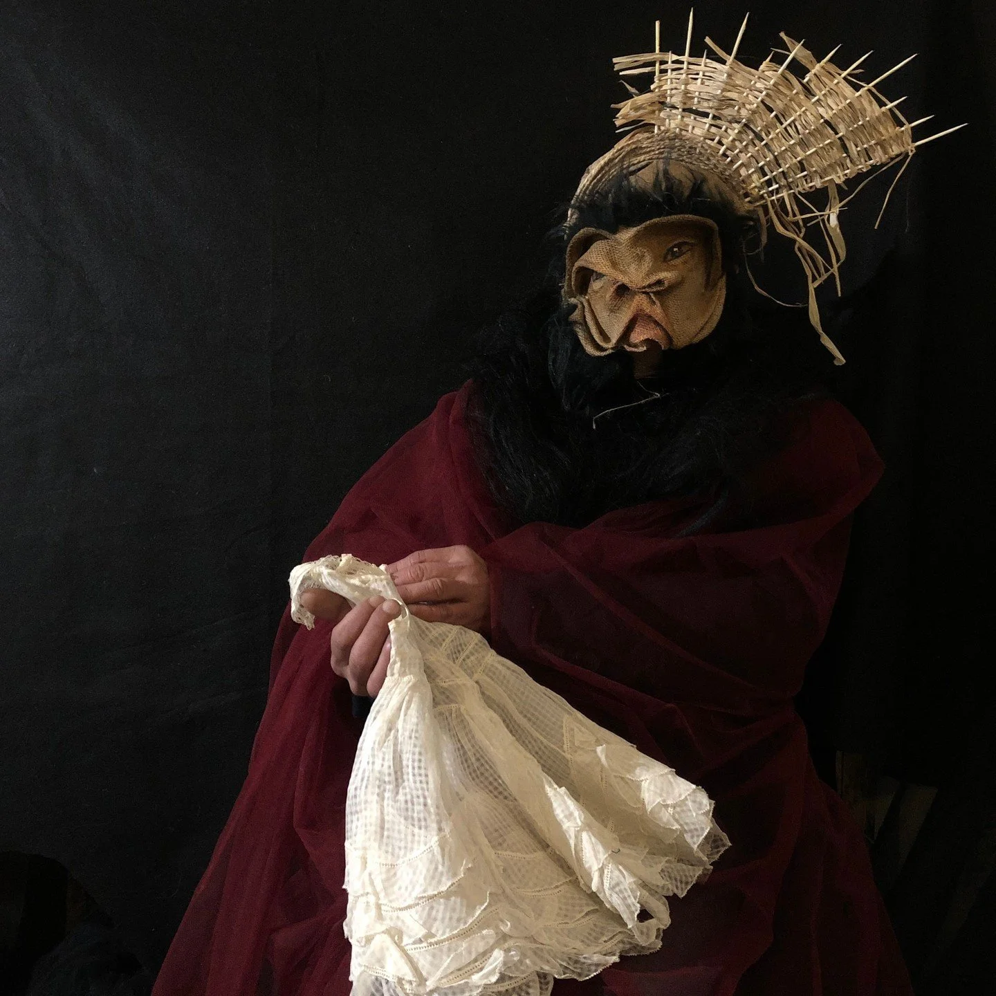 Handmade masks for movies,, Halloween, parties, masquerades and fun times  #maskart #mask #props #cryptid #crookedcrowmasks