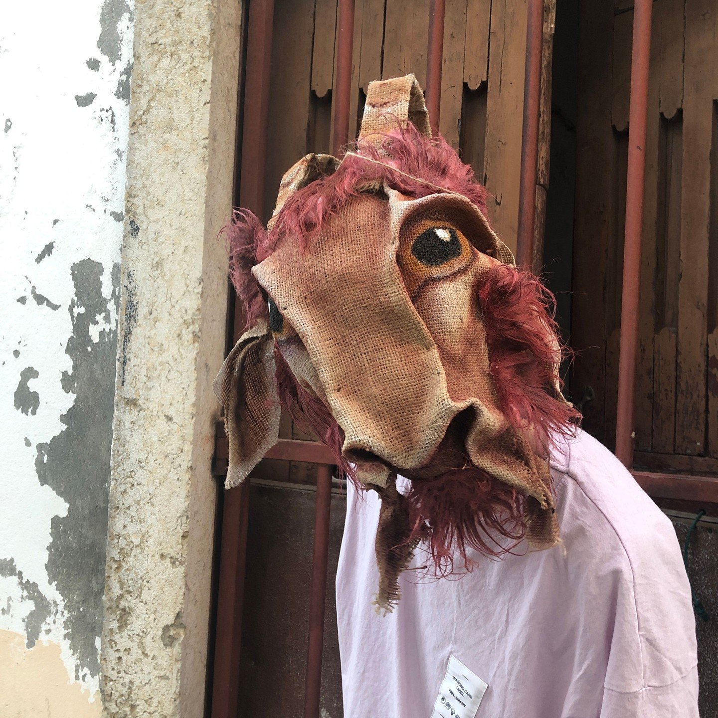 Handmade masks for theater, Halloween, parties, masquerades and fun times #goat #maskart #goatmask #crookedcrowmasks