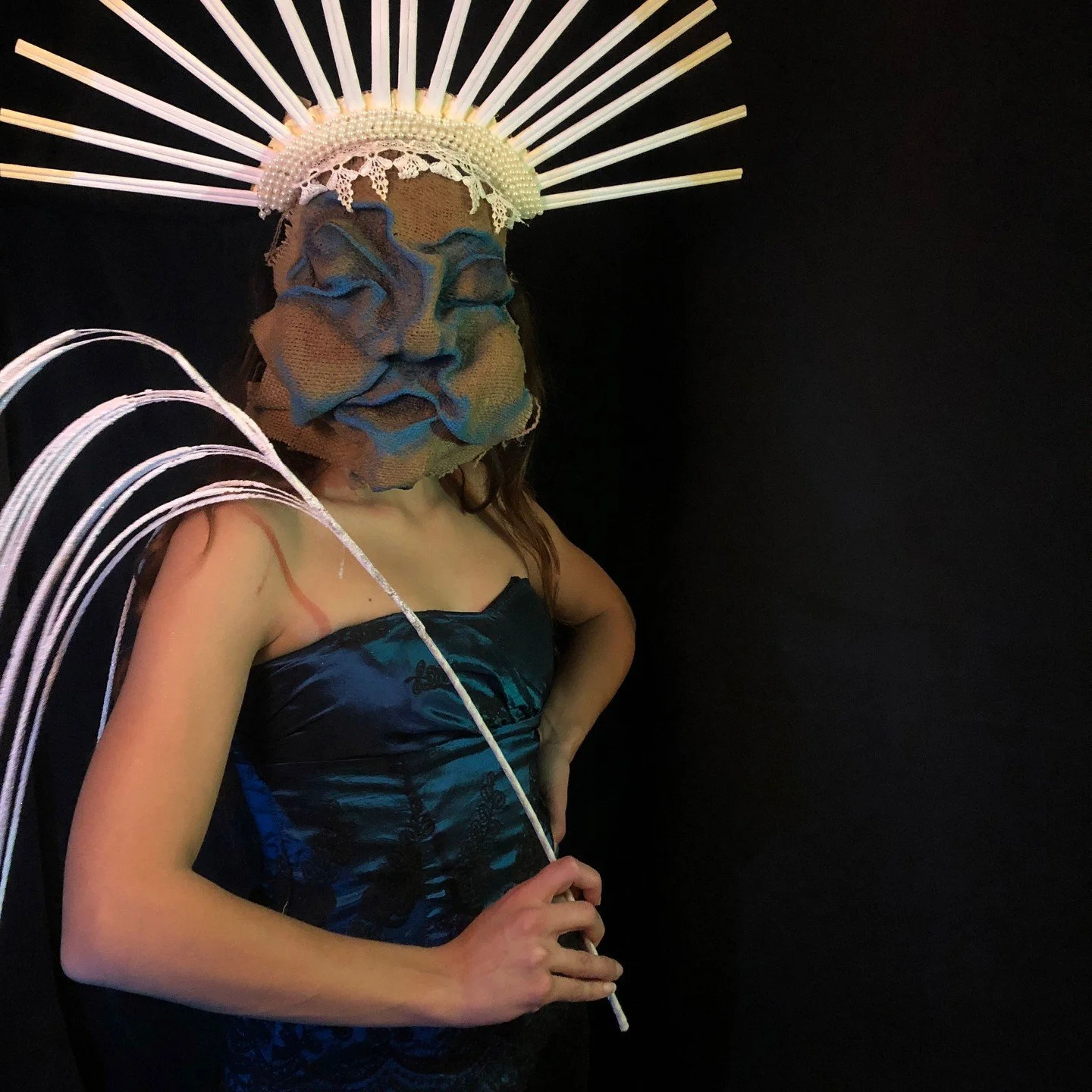 Handmade masks for movies,, Halloween, parties, masquerades and fun times  #maskart #mask #props #cryptid #crookedcrowmasks