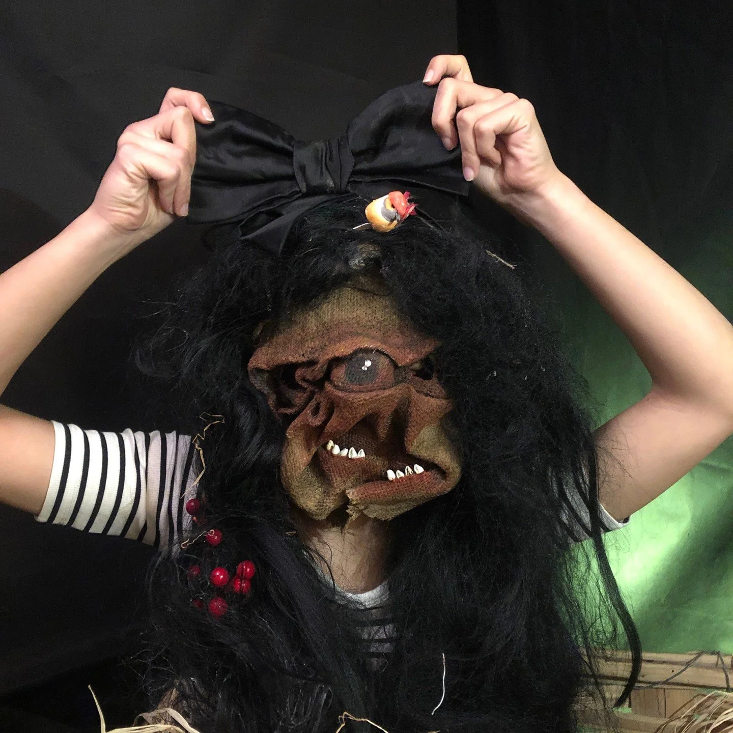 Handmade masks for movies,, Halloween, parties, masquerades and fun times  #maskart #mask #props #cryptid #crookedcrowmasks