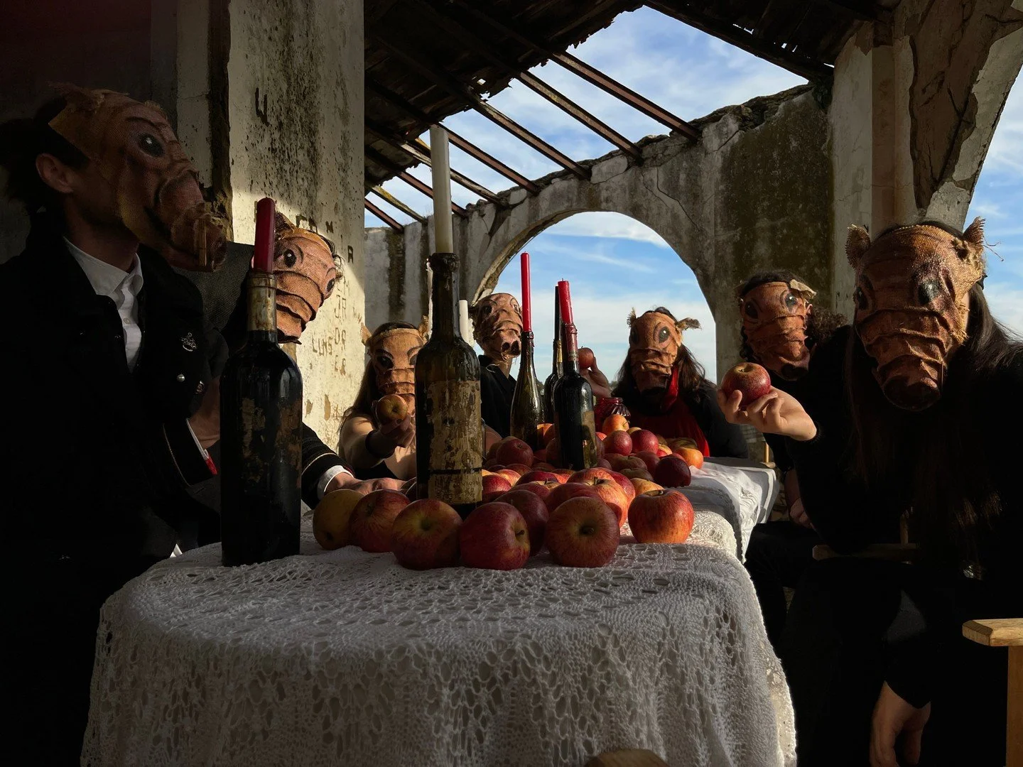 Pig Masks for Photos, Videos, Halloween, Masquerades, Parades, and Special Events
#halloween #horror #crookedcrowmasks