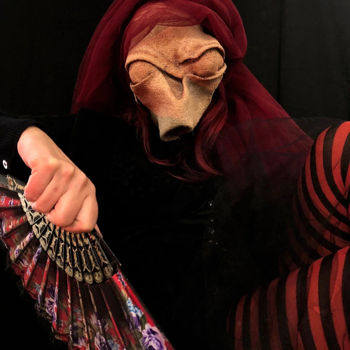 Handmade masks for movies, Halloween, parties, masquerades and fun times  #maskart #mask #props #cryptid #crookedcrowmasks