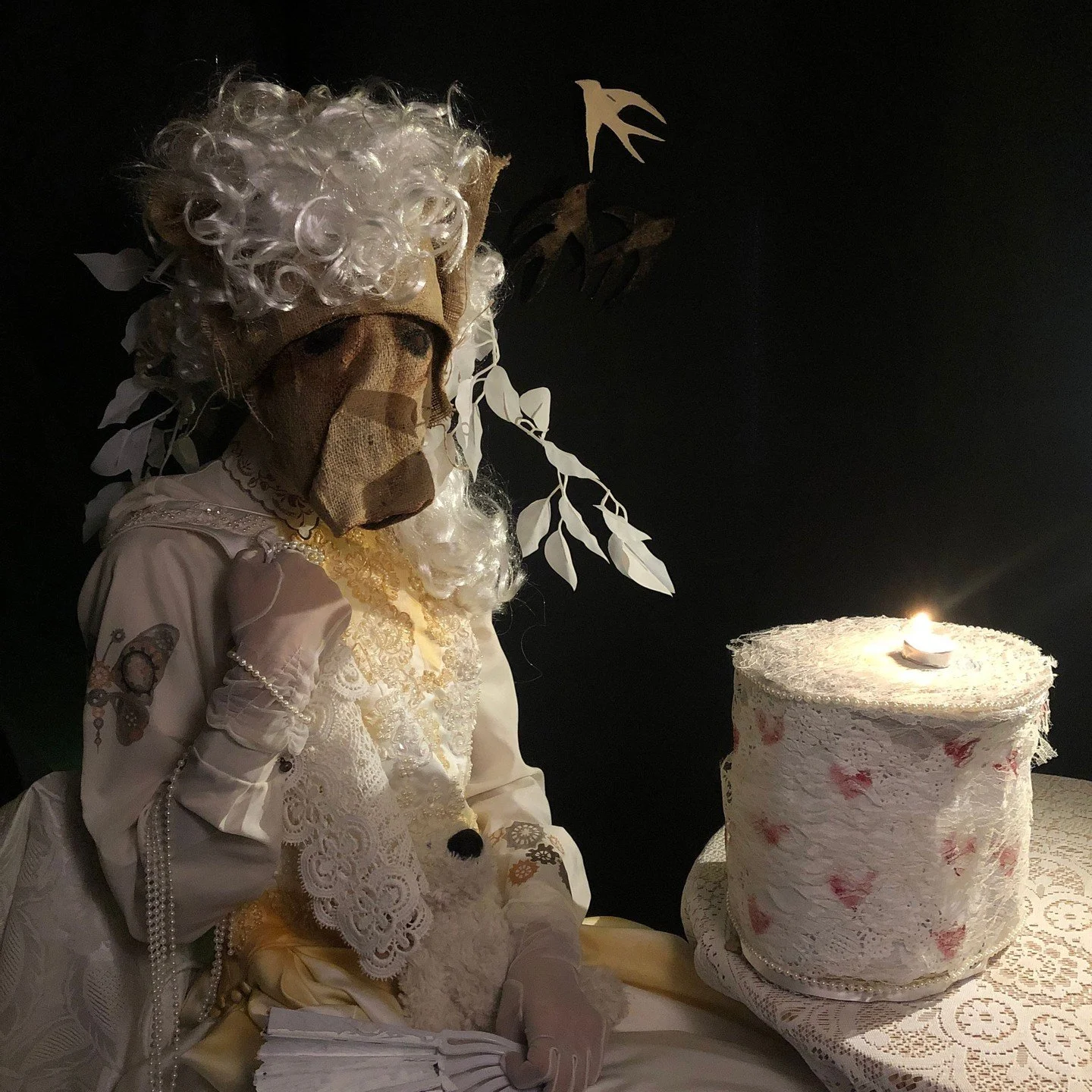 Handmade masks for movies, Halloween, parties, masquerades and fun times  #maskart #mask #props #cryptid #crookedcrowmasks