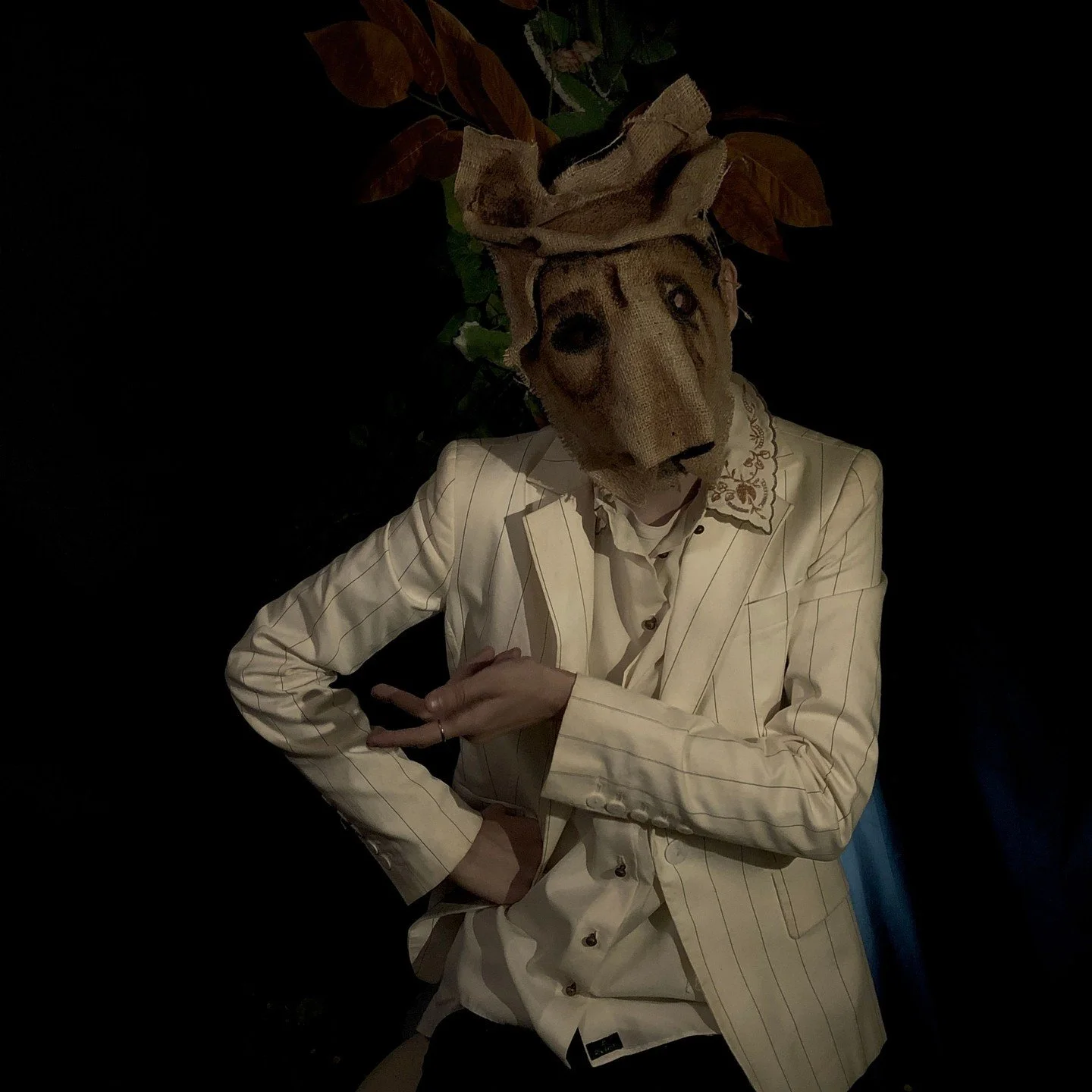 Handmade masks for movies, Halloween, parties, masquerades and fun times  #maskart #mask #props #cryptid #crookedcrowmasks