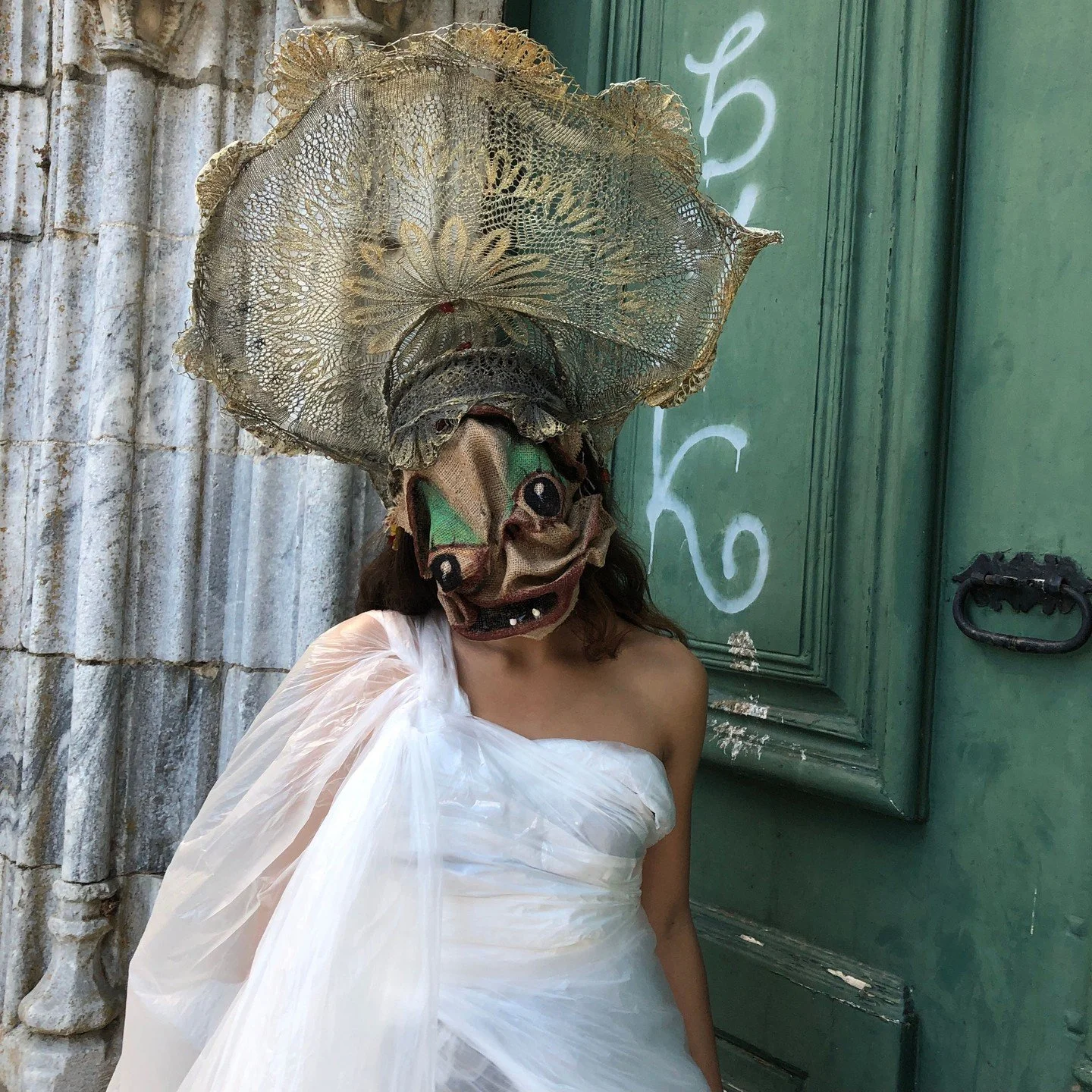 Handmade masks for photos, movies, #Halloween #carnival #parades, and fun times. #monstermask  #crookedcrowmasks #horror